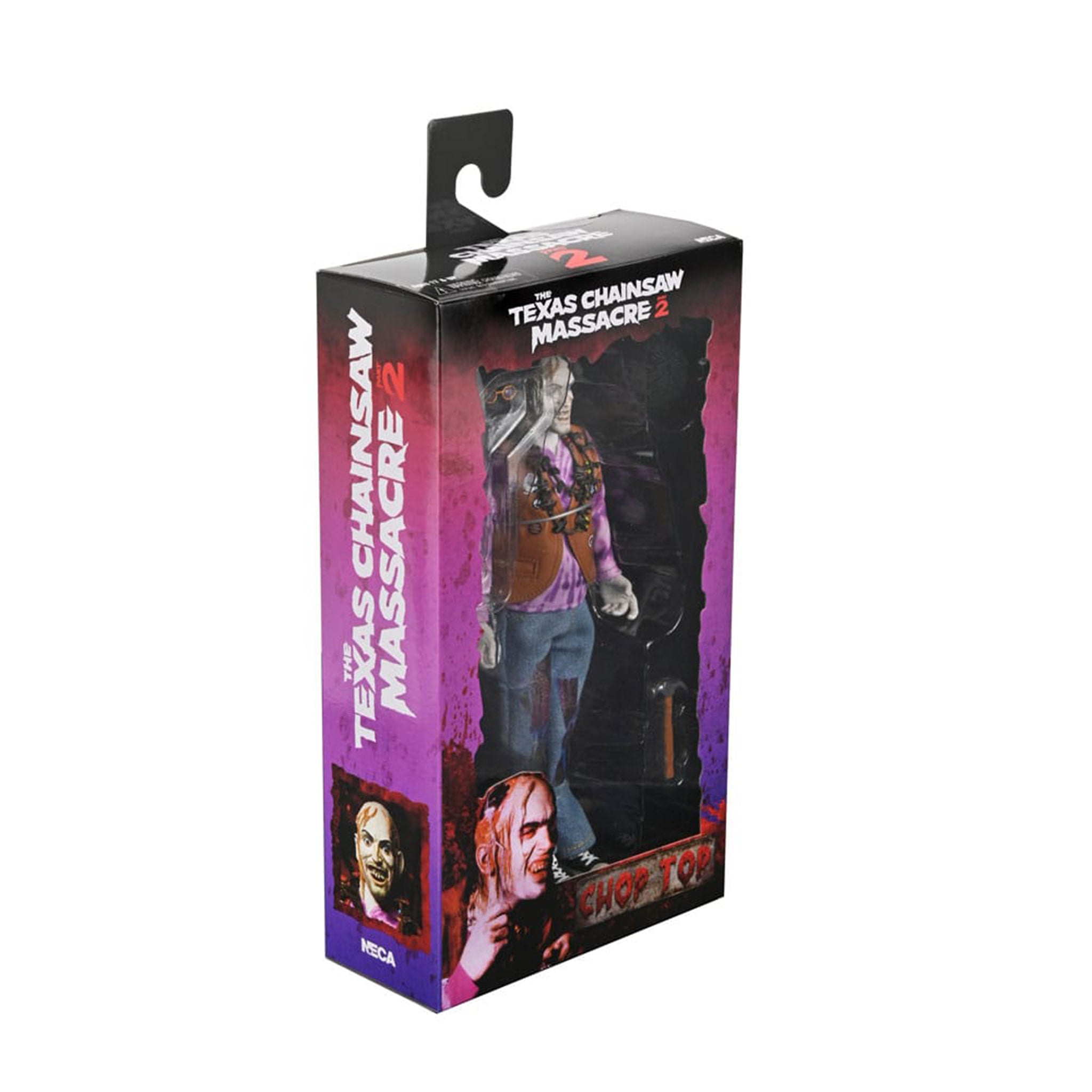 NECA Texas Chainsaw Massacre 2 Chop Top Clothed Action Figure 50th Anniversary – Texas Chainsaw Massacre, NECA, 20 cm, brand new collector item, Uncanny Collectibles Dublin Ireland