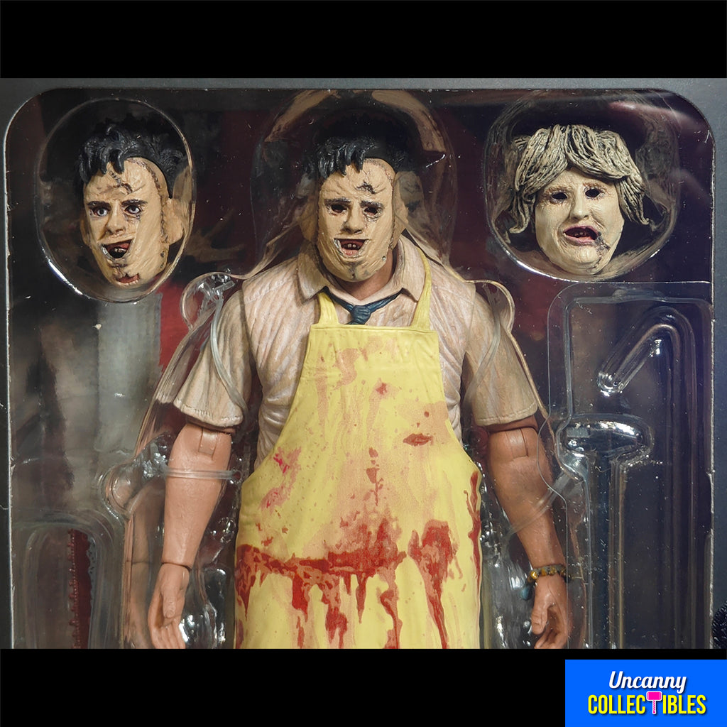 NECA Texas Chainsaw Massacre Leatherface 50th Anniversary Clothed Action Figure 20 cm – Texas Chainsaw Massacre, NECA, 20 cm, 2024, brand new collector item, Uncanny Collectibles Dublin Ireland