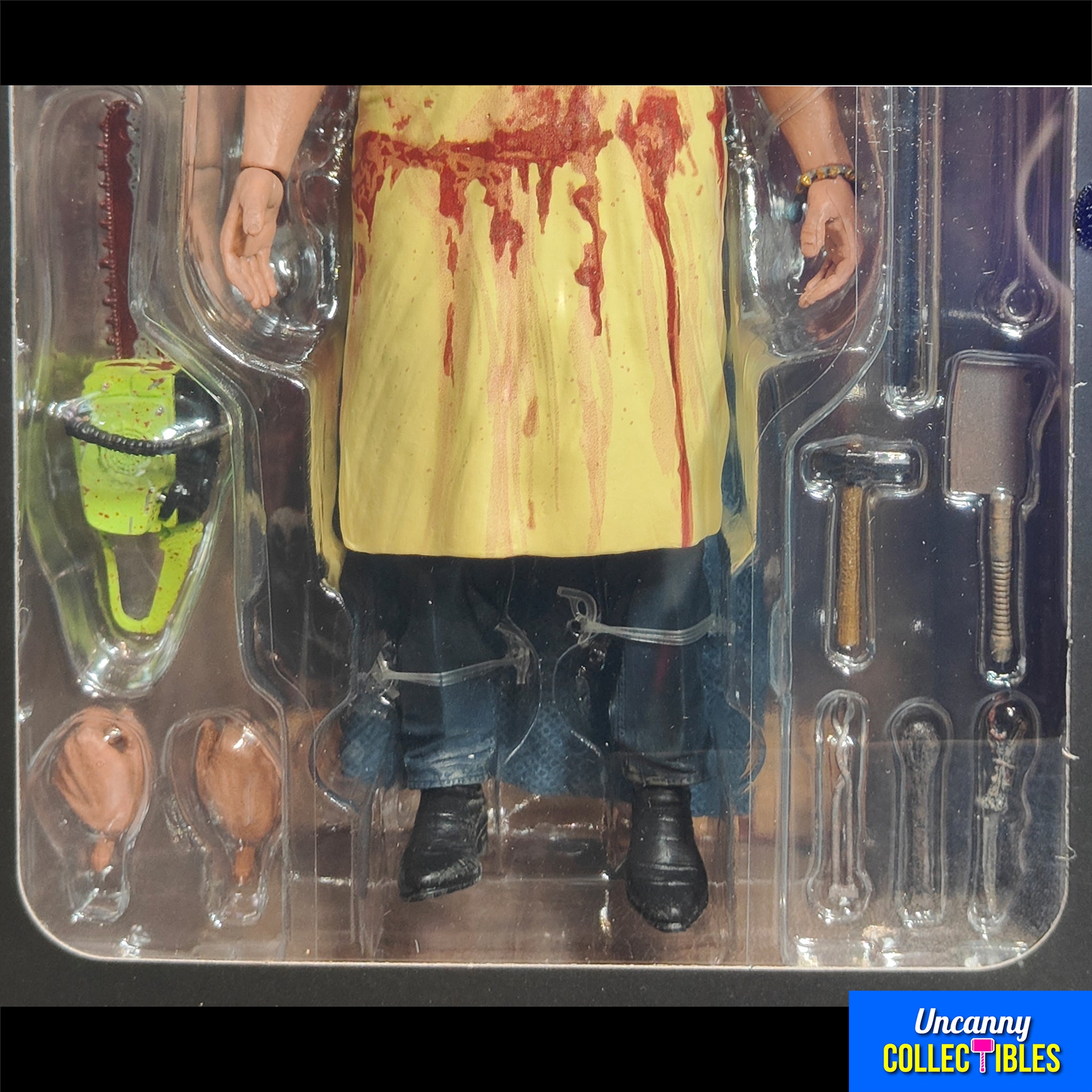NECA Texas Chainsaw Massacre Leatherface 50th Anniversary Clothed Action Figure 20 cm – Texas Chainsaw Massacre, NECA, 20 cm, 2024, brand new collector item, Uncanny Collectibles Dublin Ireland