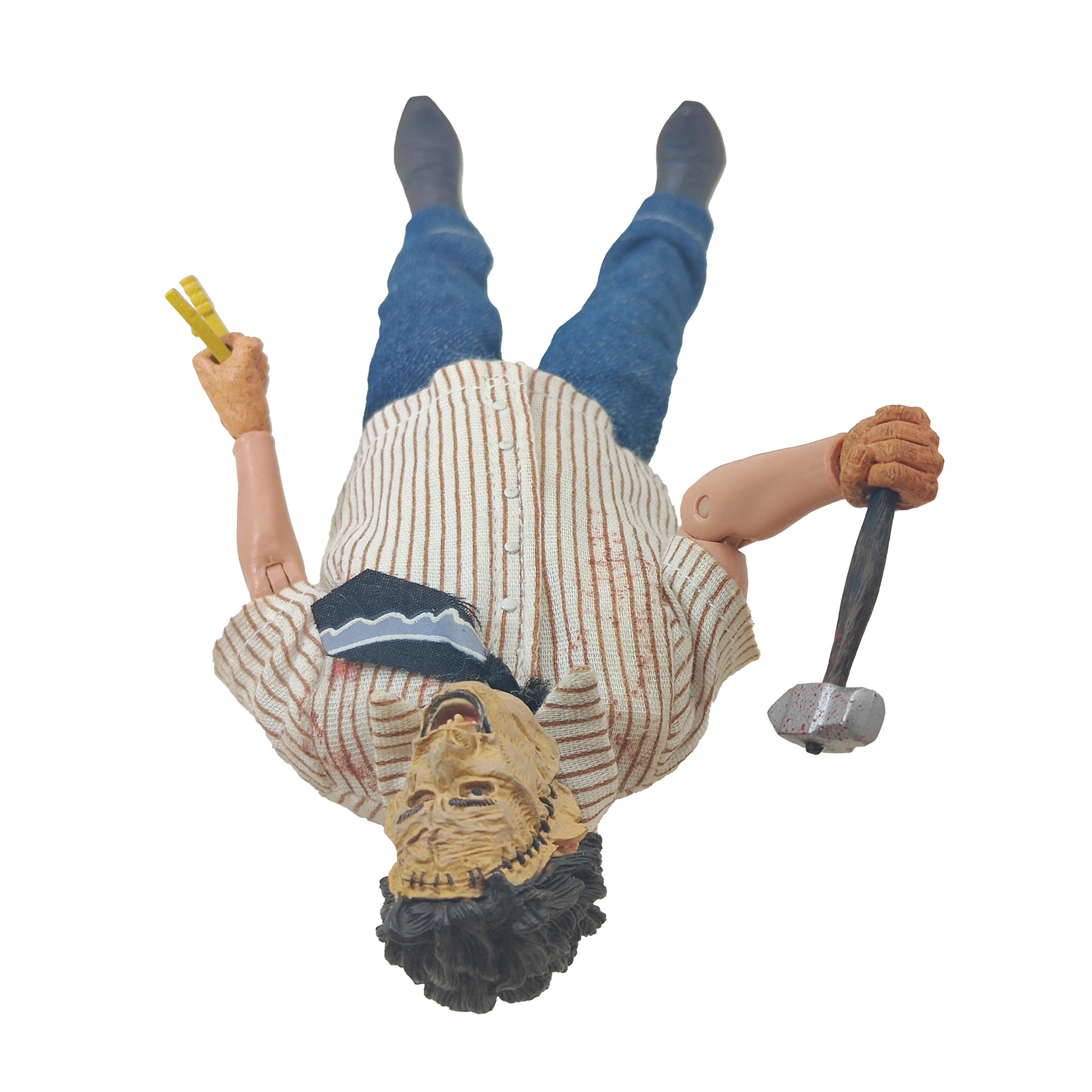 NECA Texas Chainsaw Massacre Leatherface Retro Cloth Action Figure – Texas Chainsaw Massacre, NECA, 20 cm, pre-owned collector piece, Uncanny Collectibles Dublin Ireland