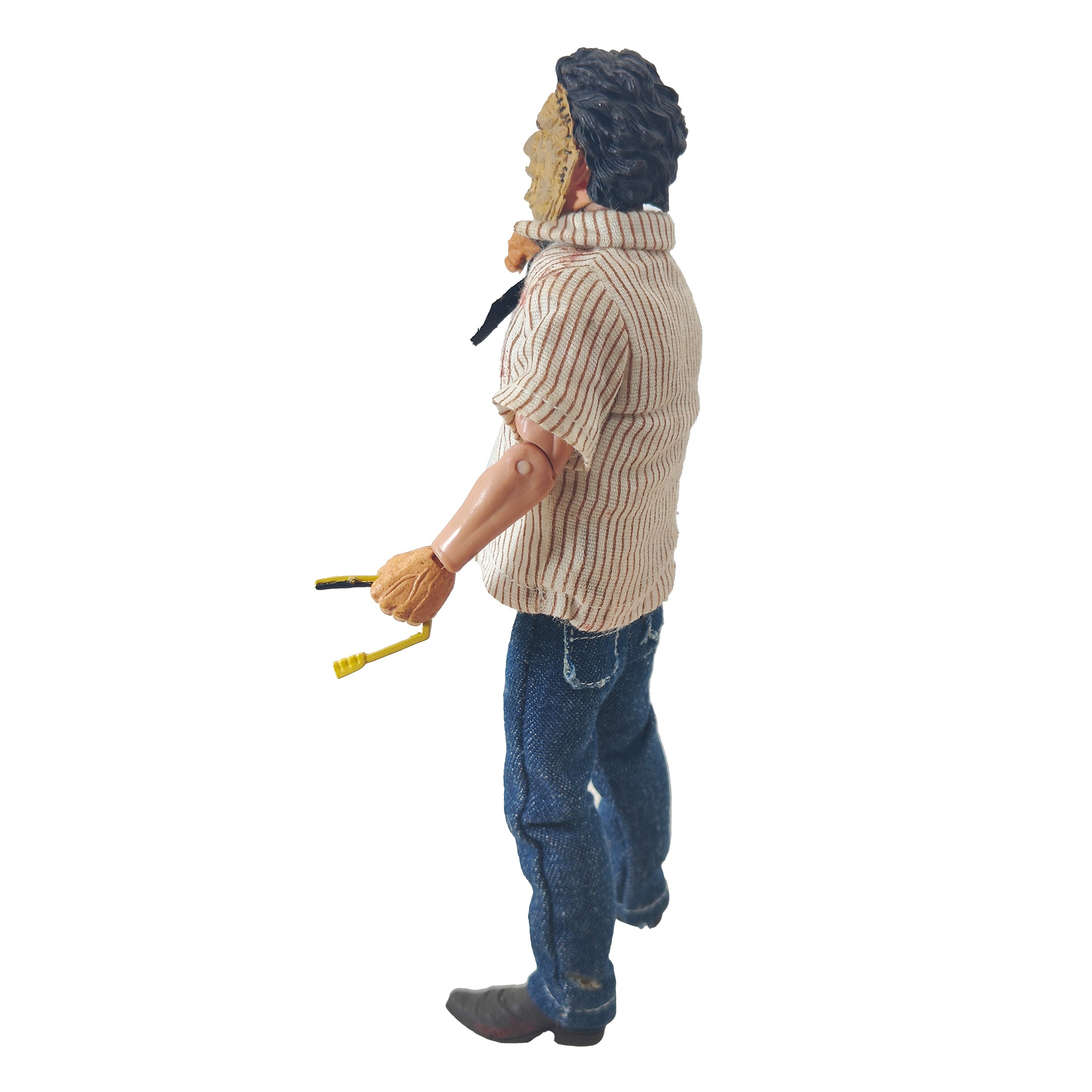 NECA Texas Chainsaw Massacre Leatherface Retro Cloth Action Figure – Texas Chainsaw Massacre, NECA, 20 cm, pre-owned collector piece, Uncanny Collectibles Dublin Ireland