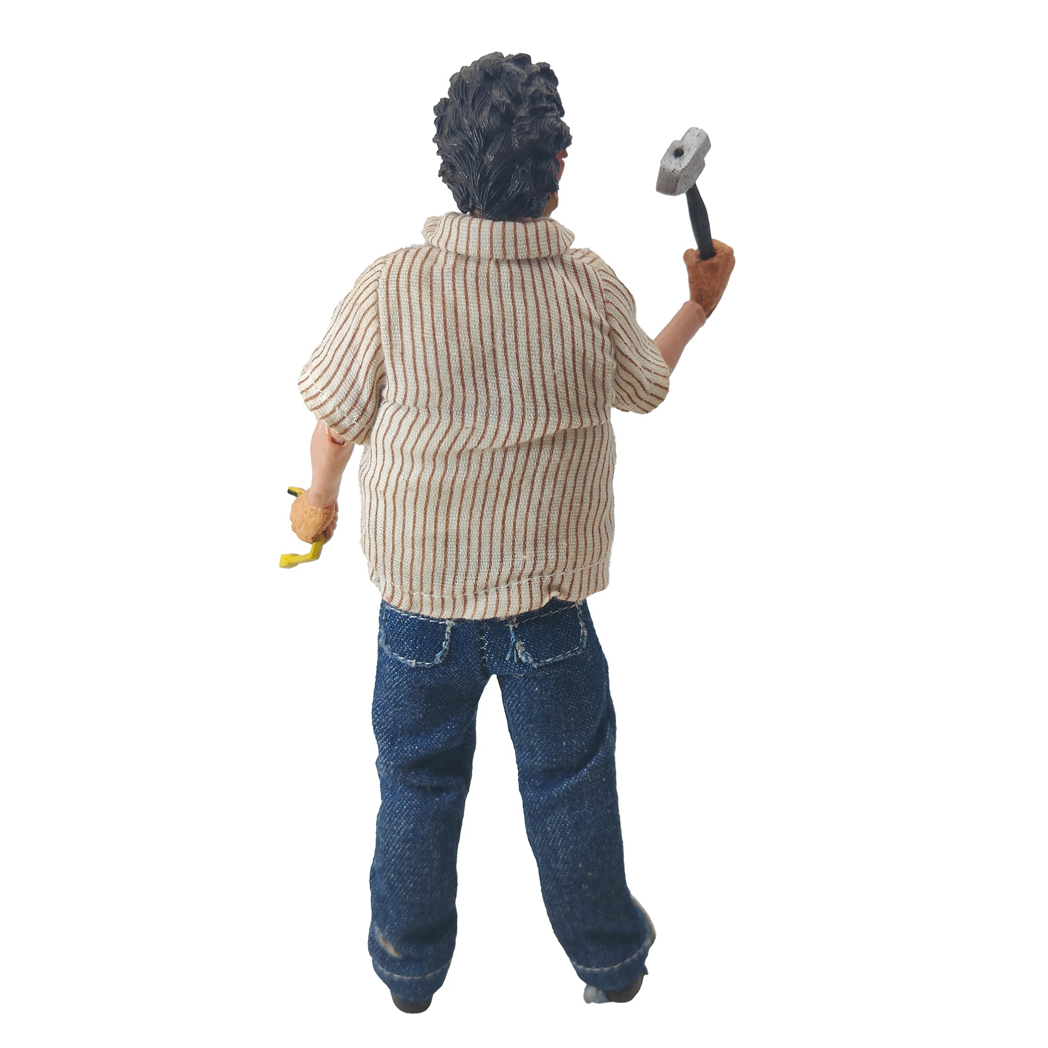 NECA Texas Chainsaw Massacre Leatherface Retro Cloth Action Figure – Texas Chainsaw Massacre, NECA, 20 cm, pre-owned collector piece, Uncanny Collectibles Dublin Ireland