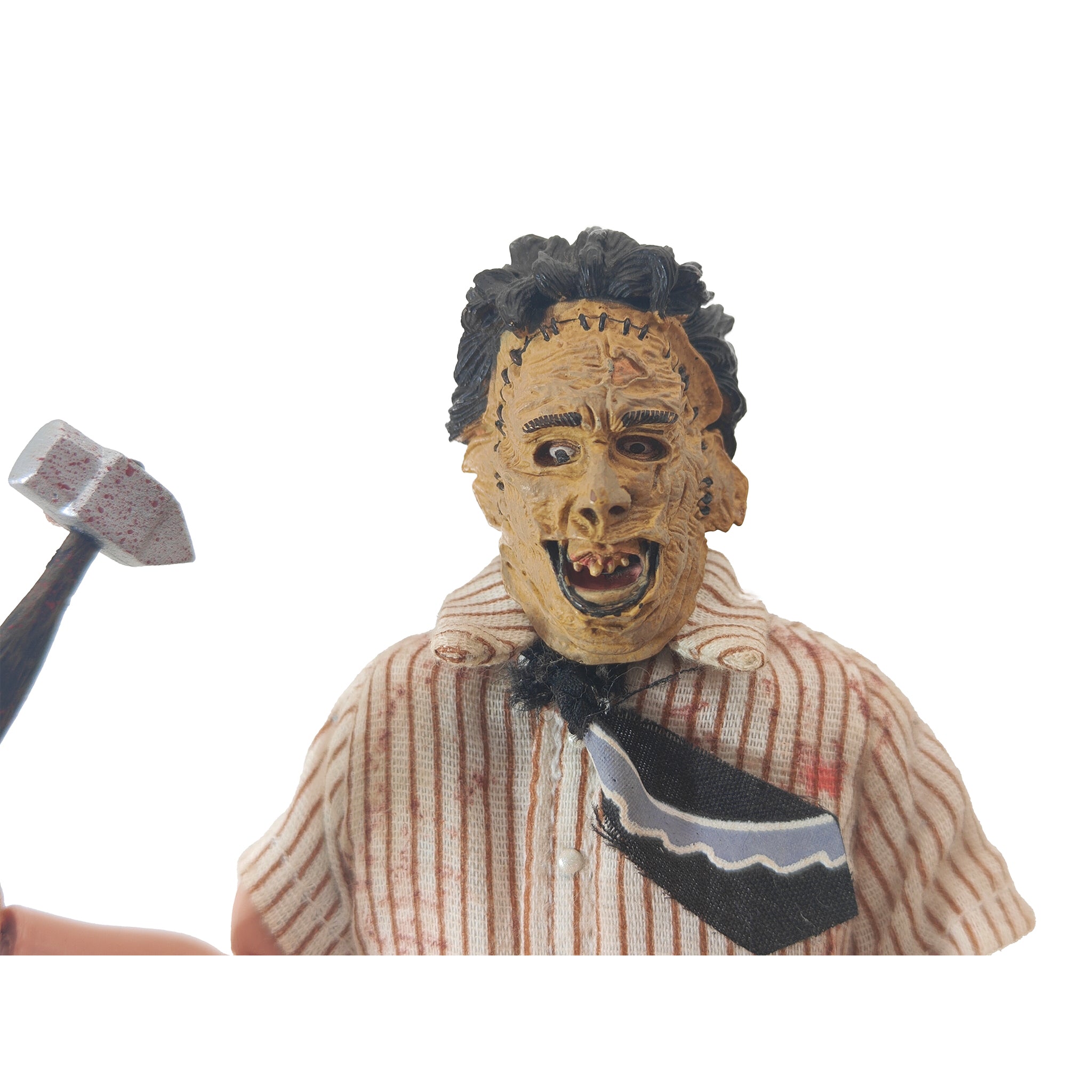 NECA Texas Chainsaw Massacre Leatherface Retro Cloth Action Figure – Texas Chainsaw Massacre, NECA, 20 cm, pre-owned collector piece, Uncanny Collectibles Dublin Ireland