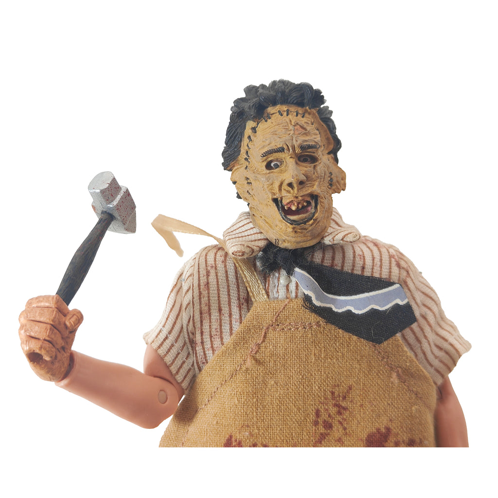 NECA Texas Chainsaw Massacre Leatherface Retro Cloth Action Figure – Texas Chainsaw Massacre, NECA, 20 cm, pre-owned collector piece, Uncanny Collectibles Dublin Ireland