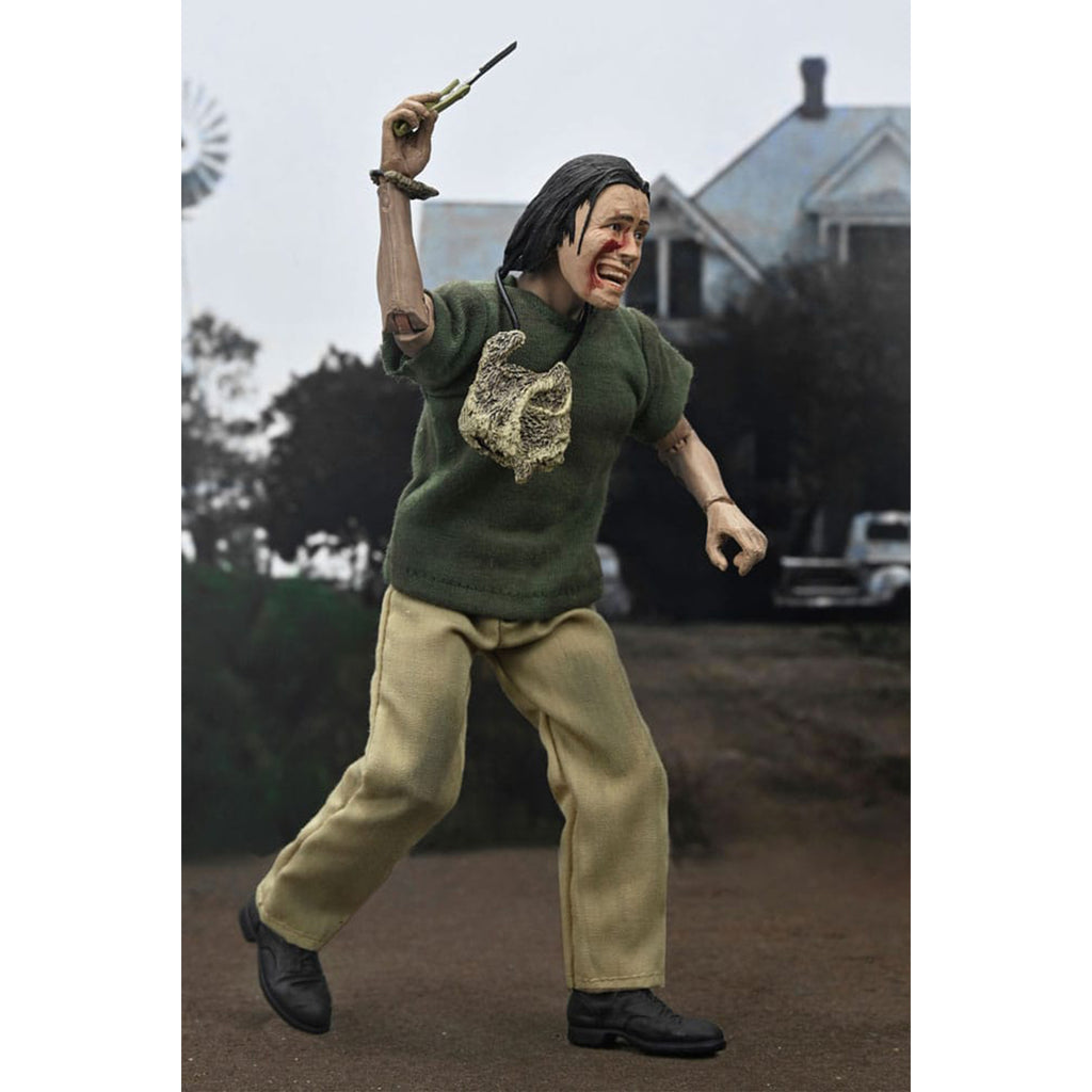 NECA Texas Chainsaw Massacre The Hitchhiker Retro Clothed Action Figure 50th Anniversary 20cm