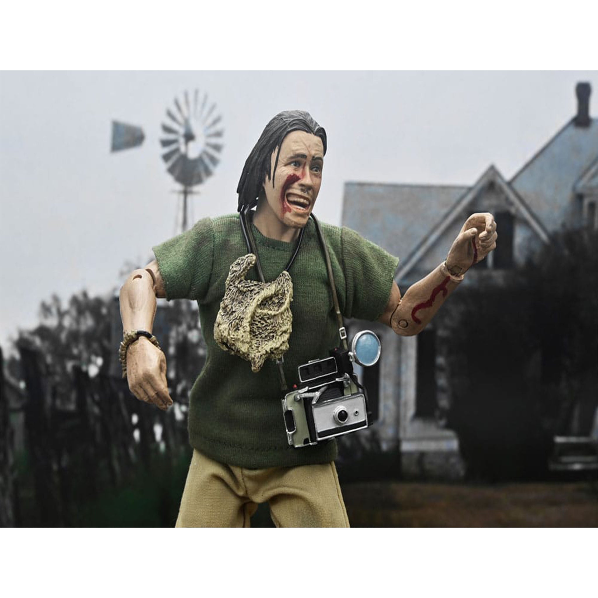 NECA Texas Chainsaw Massacre The Hitchhiker Retro Clothed Action Figure 50th Anniversary 20cm – Texas Chainsaw Massacre, NECA, 20 cm, brand new collector item, Uncanny Collectibles Dublin Ireland