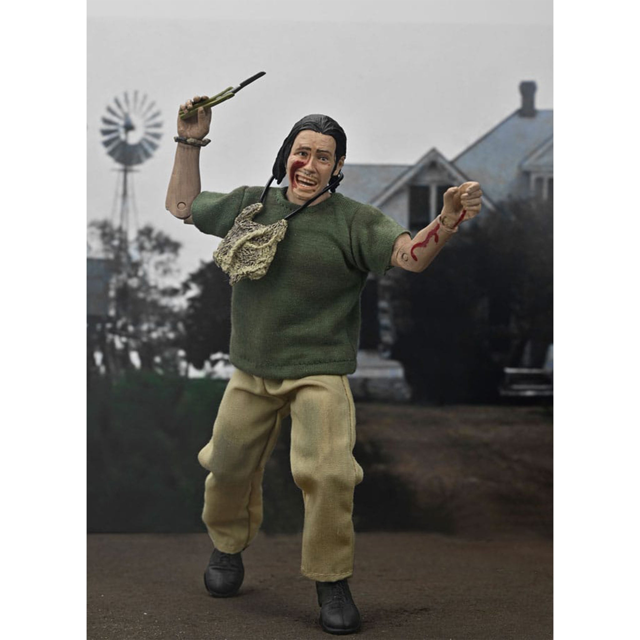 NECA Texas Chainsaw Massacre The Hitchhiker Retro Clothed Action Figure 50th Anniversary 20cm – Texas Chainsaw Massacre, NECA, 20 cm, brand new collector item, Uncanny Collectibles Dublin Ireland