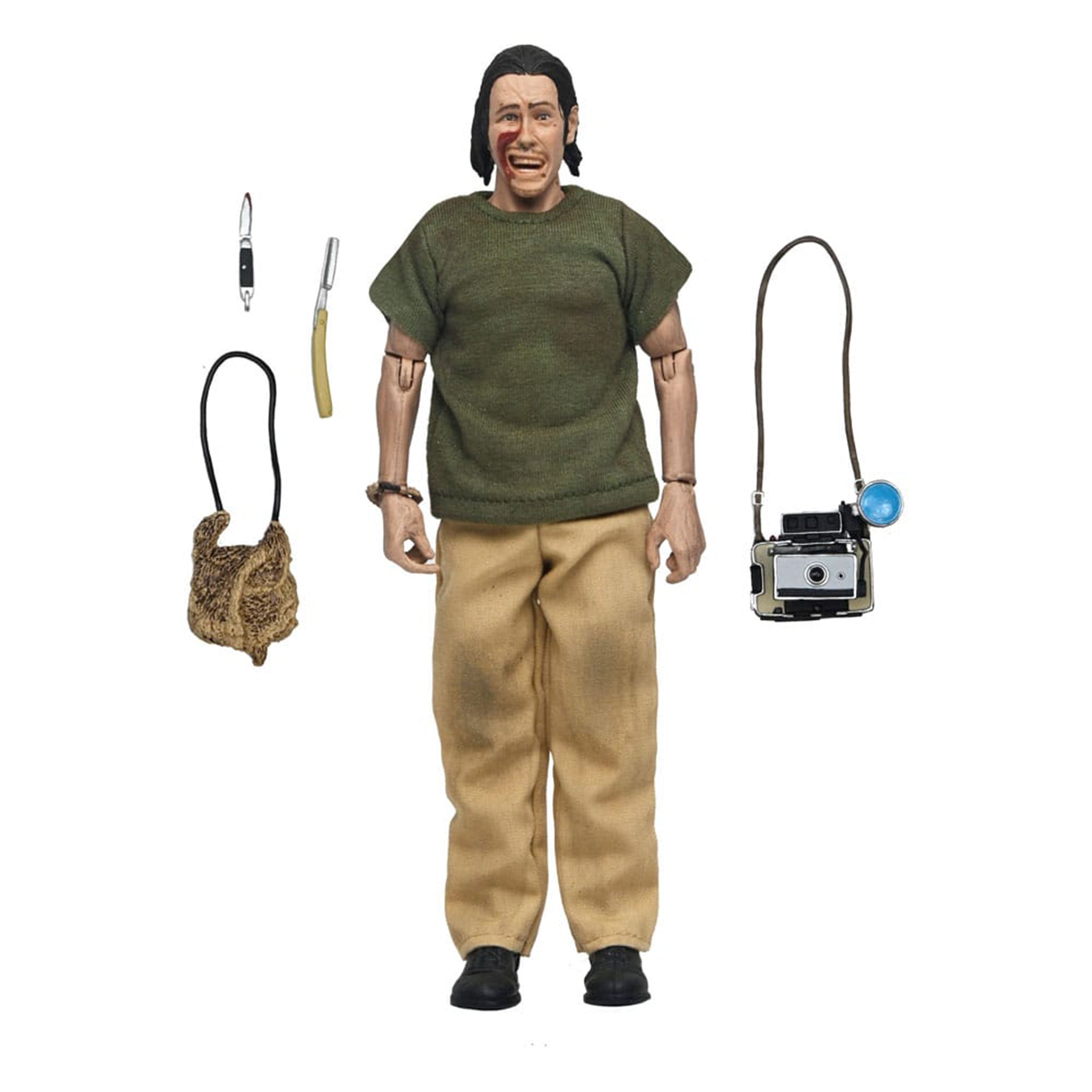NECA Texas Chainsaw Massacre The Hitchhiker Retro Clothed Action Figure 50th Anniversary 20cm – Texas Chainsaw Massacre, NECA, 20 cm, brand new collector item, Uncanny Collectibles Dublin Ireland