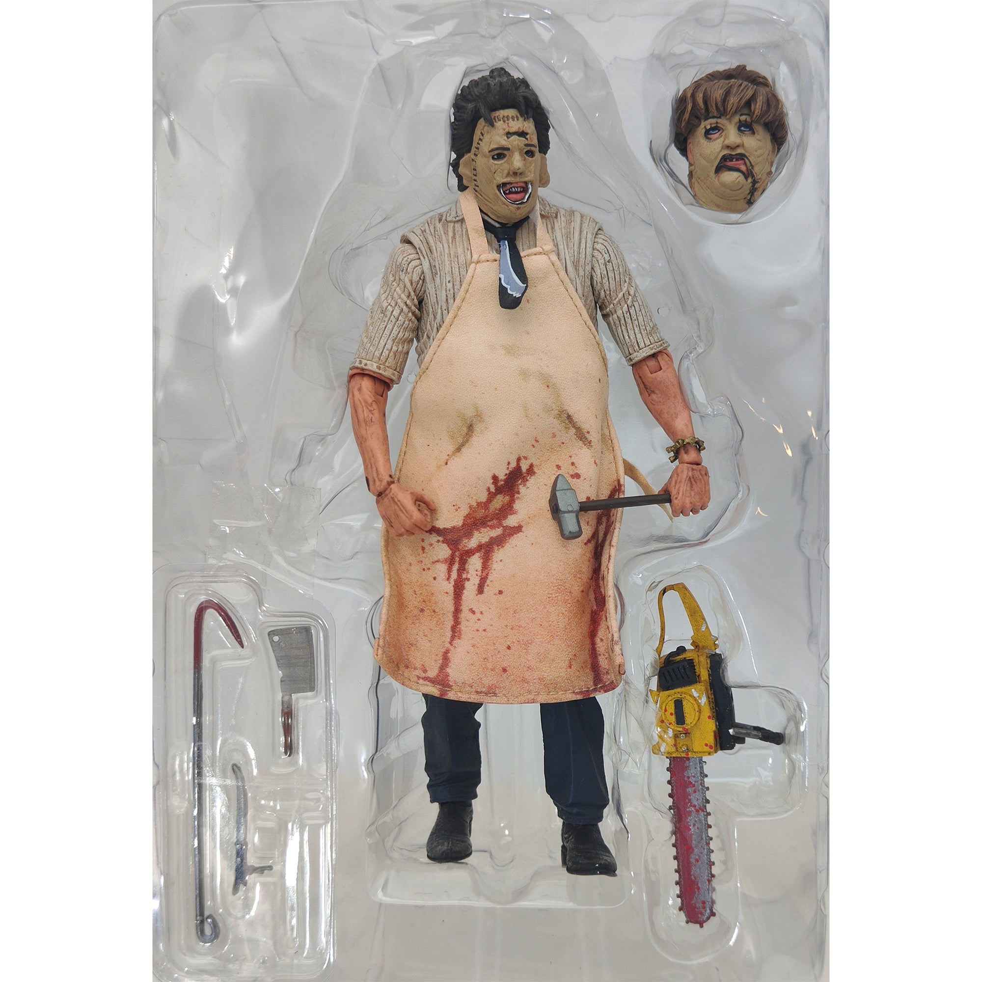 NECA Texas Chainsaw Massacre Ultimate Leatherface Action Figure 2021 18cm – Texas Chainsaw Massacre, NECA, 18 cm, 2021, pre-owned collector piece, Uncanny Collectibles Dublin Ireland