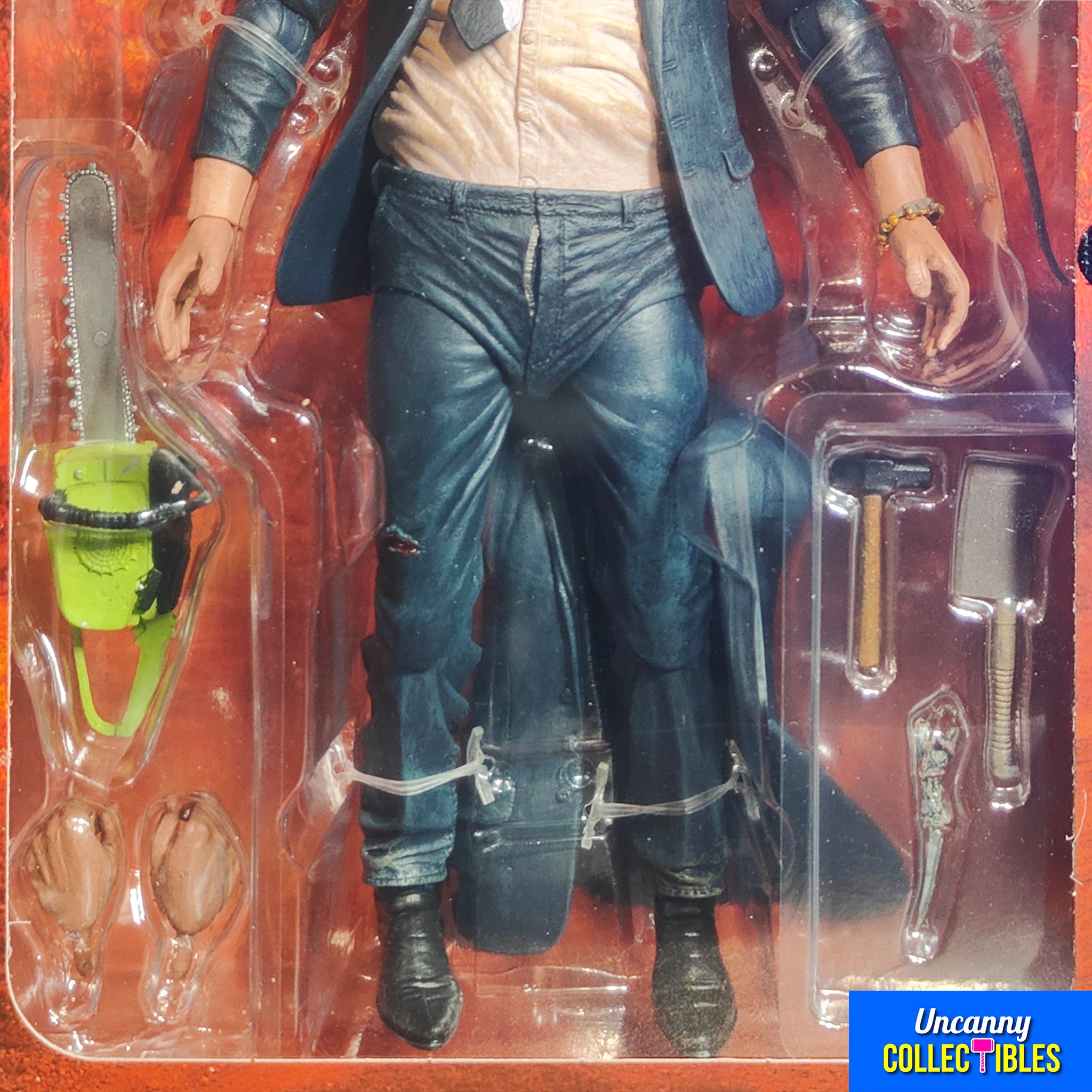 NECA Texas Chainsaw Massacre Ultimate Pretty Woman Leatherface 50th Anniversary Action Figure 18 cm