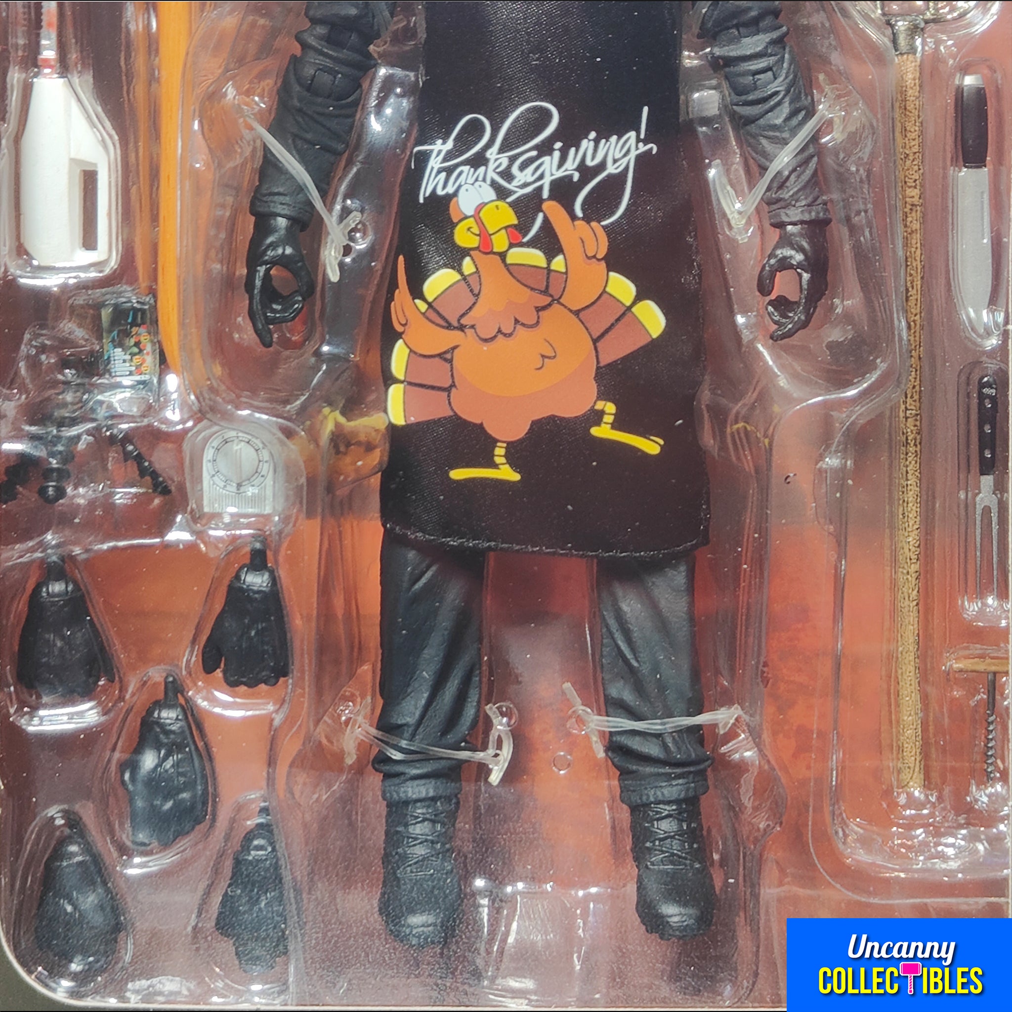 NECA Thanksgiving Ultimate John Carver No Leftovers Action Figure 18cm – Horror, NECA, 18 cm, brand new collector item, Uncanny Collectibles Dublin Ireland