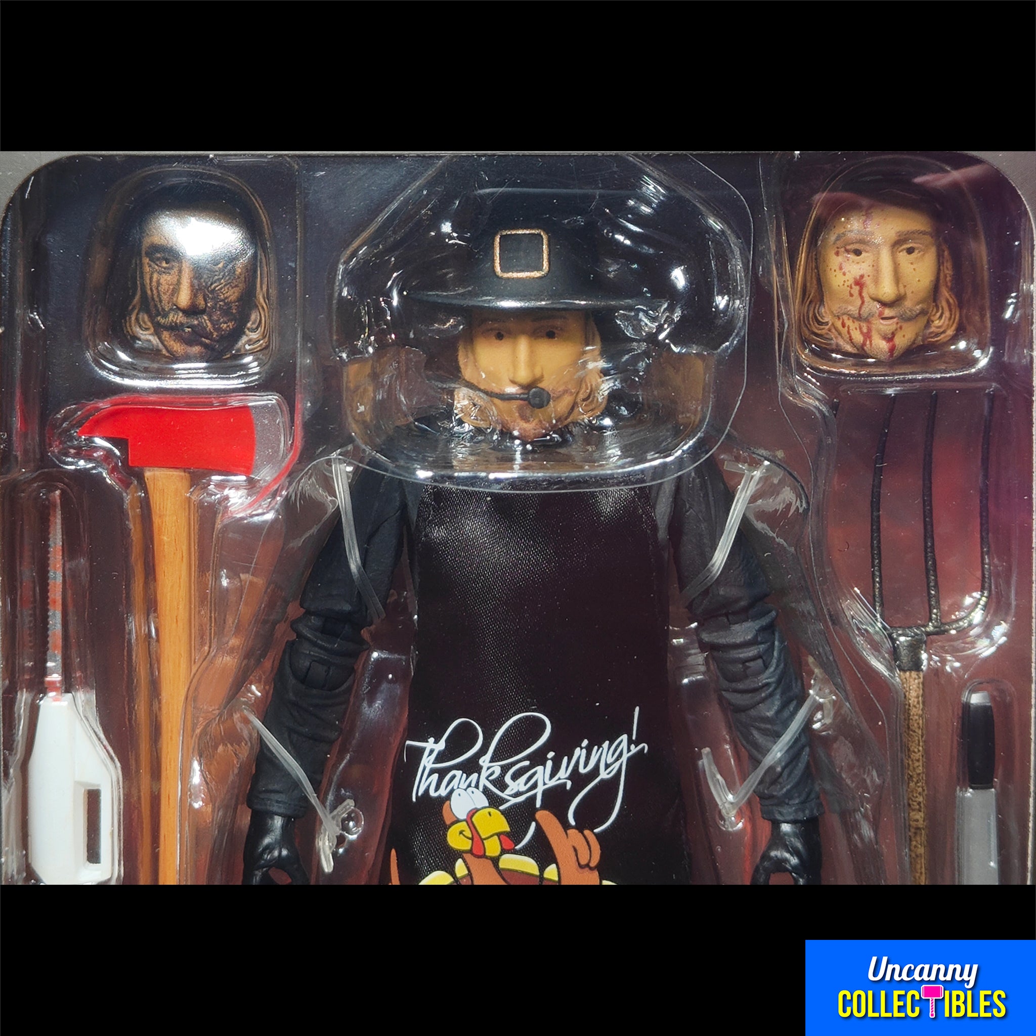 NECA Thanksgiving Ultimate John Carver No Leftovers Action Figure 18cm – Horror, NECA, 18 cm, brand new collector item, Uncanny Collectibles Dublin Ireland