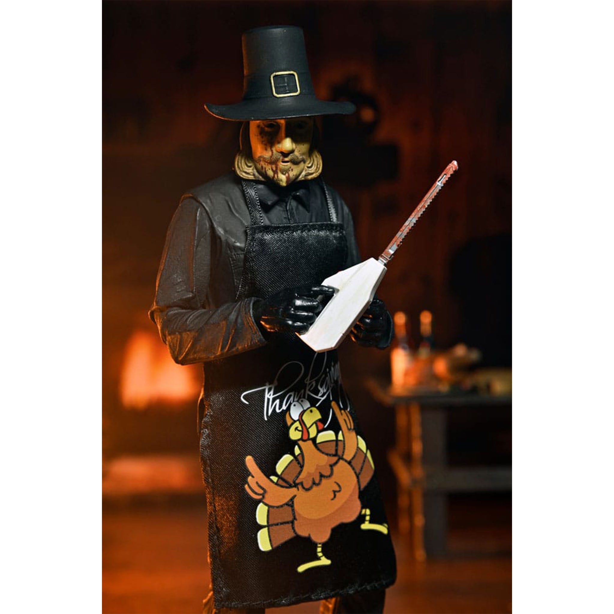 NECA Thanksgiving Ultimate John Carver No Leftovers Action Figure 18cm – Horror, NECA, 18 cm, brand new collector item, Uncanny Collectibles Dublin Ireland