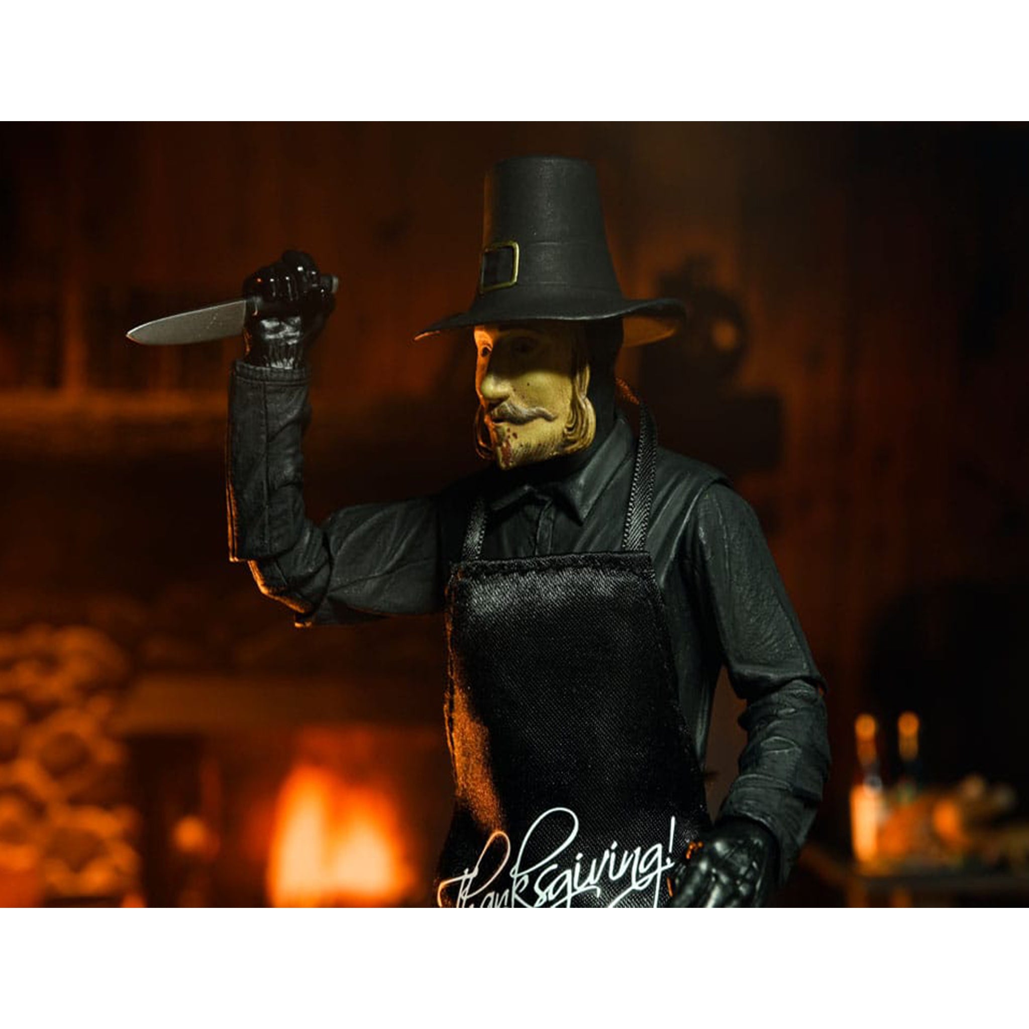 NECA Thanksgiving Ultimate John Carver No Leftovers Action Figure 18cm – Horror, NECA, 18 cm, brand new collector item, Uncanny Collectibles Dublin Ireland