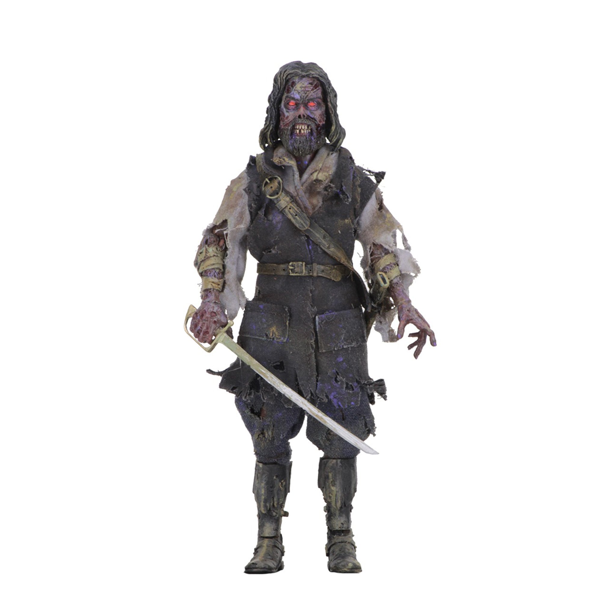 NECA The Fog Captain Blake Retro Cloth Action Figure, Horror, 20cm, 1980, new