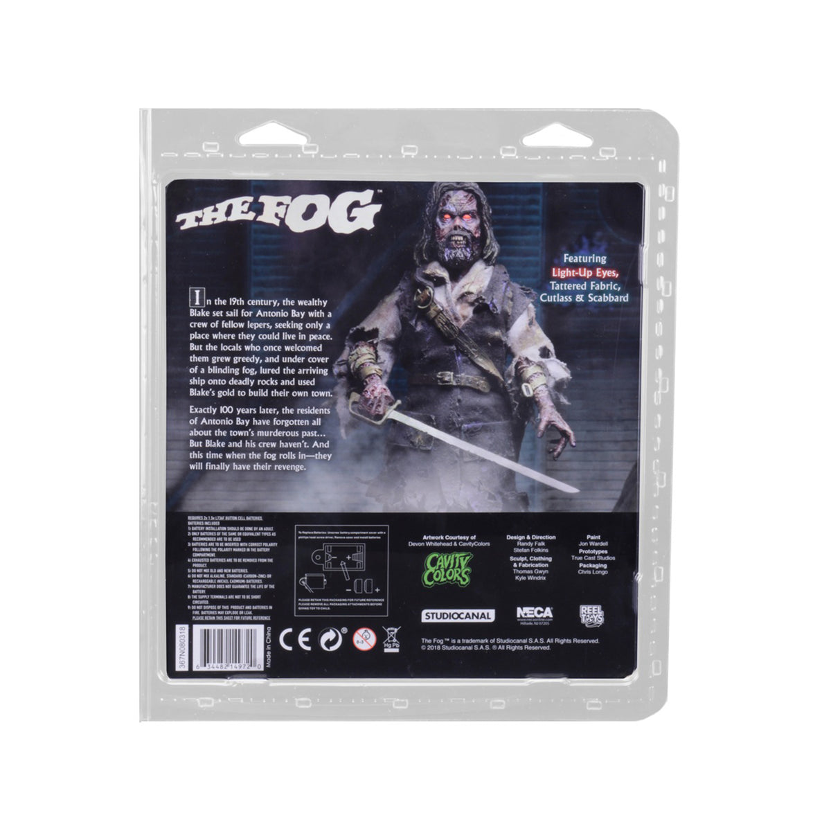 NECA The Fog Captain Blake Retro Cloth Action Figure – photo 8 of 8