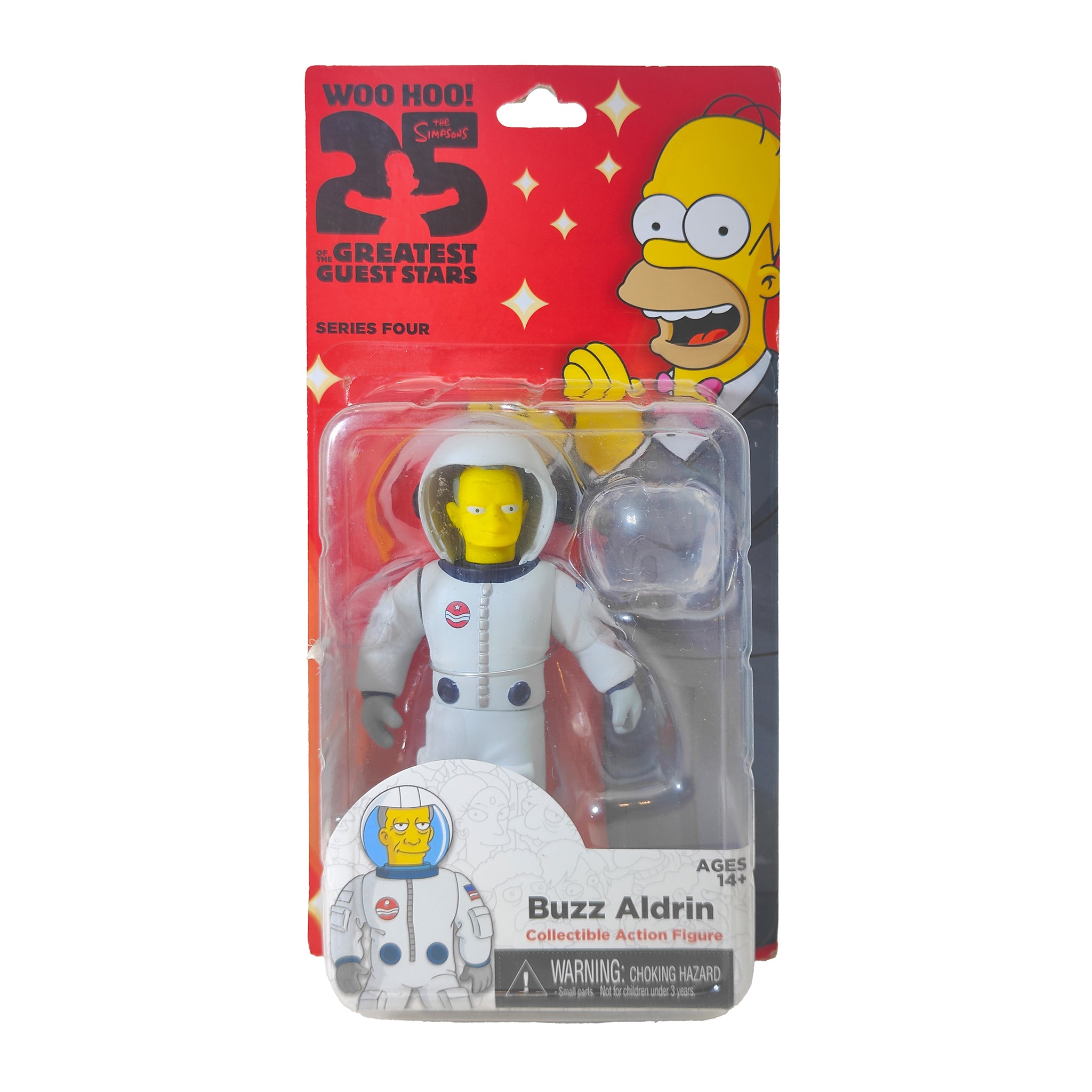 NECA The Simpsons Greatest Guest Stars Buzz Aldrin Action Figure – The Simpsons, NECA, 15 cm, pre-owned collector piece, Uncanny Collectibles Dublin Ireland