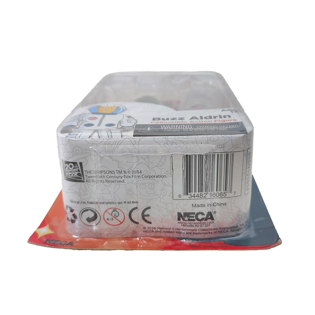 NECA The Simpsons Greatest Guest Stars Buzz Aldrin Action Figure