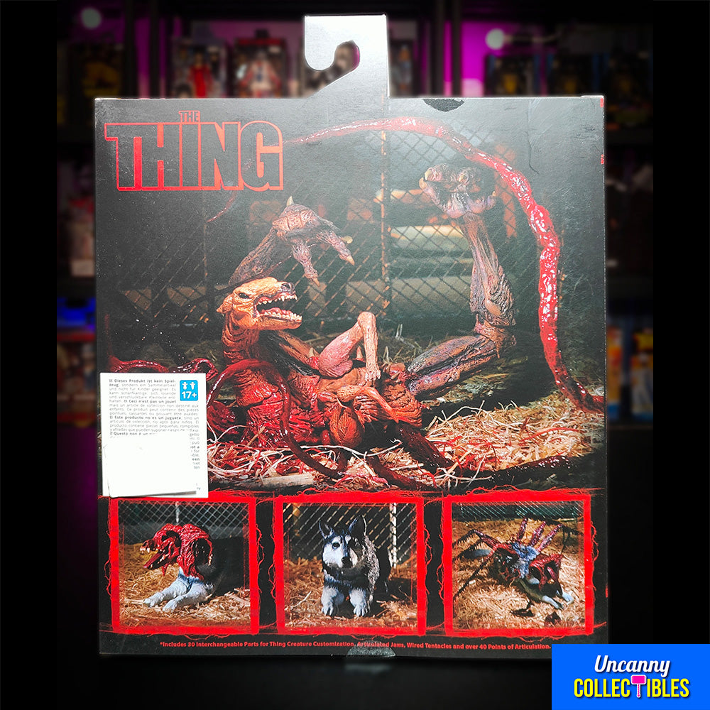 NECA The Thing Deluxe Ultimate Dog Creature Action Figure 18cm Scale – The Thing, NECA, 18 cm, 2024, brand new collector item, Uncanny Collectibles Dublin Ireland