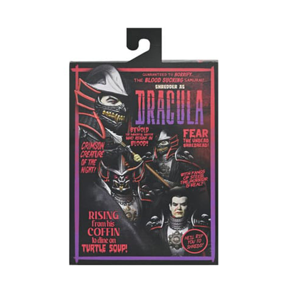 NECA TMNT x Universal Monsters Shredder as Dracula Ultimate Action Figure 18 cm – Teenage Mutant Ninja Turtles, NECA, 18 cm, 2025, brand new collector item, Uncanny Collectibles Dublin Ireland