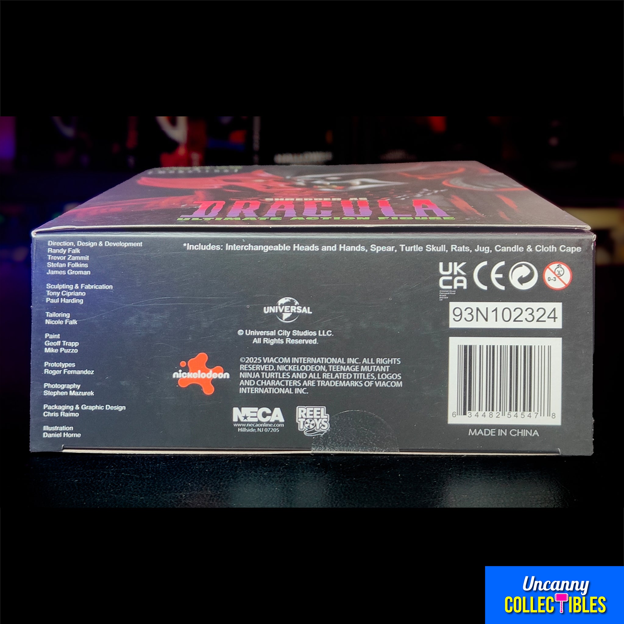 NECA TMNT x Universal Monsters Shredder as Dracula Ultimate Action Figure 18 cm