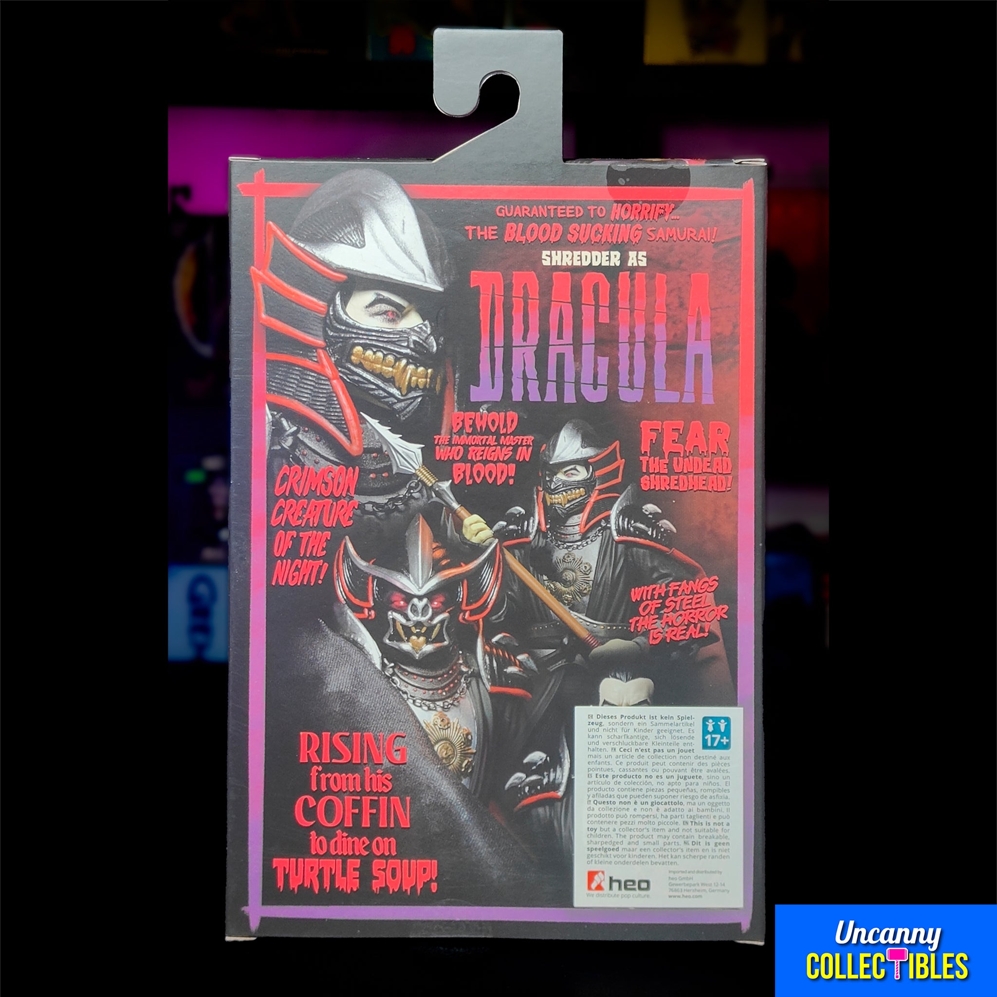 NECA TMNT x Universal Monsters Shredder as Dracula Ultimate Action Figure 18 cm