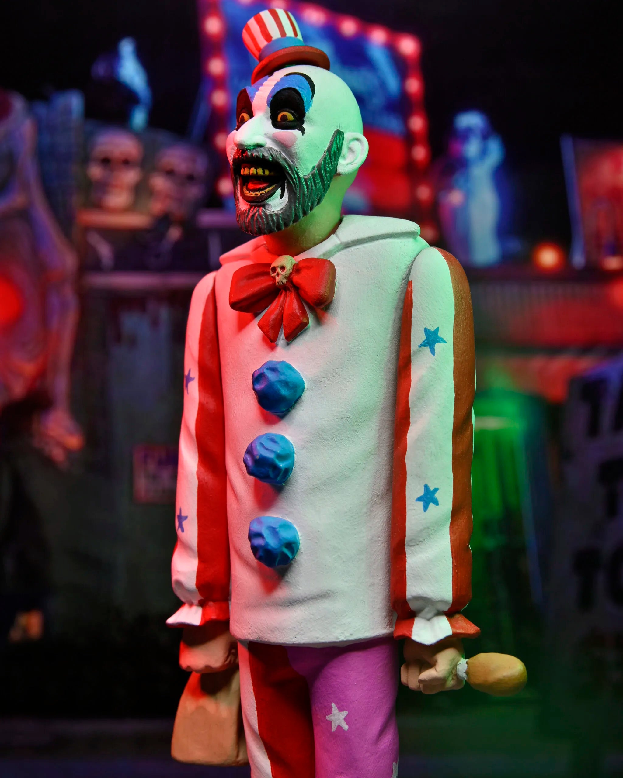 NECA Toony Terrors Captain Spaulding House Of 1000 Corpses Action Figure 15cm