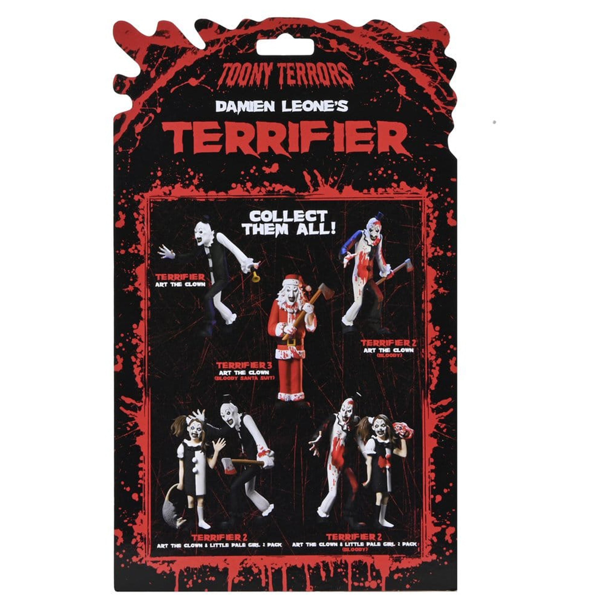 NECA Toony Terrors Terrifier 3 Santa Suit Art the Clown Bloody Version Action Figure – Terrifier, NECA, 15 cm, brand new collector item, Uncanny Collectibles Dublin Ireland