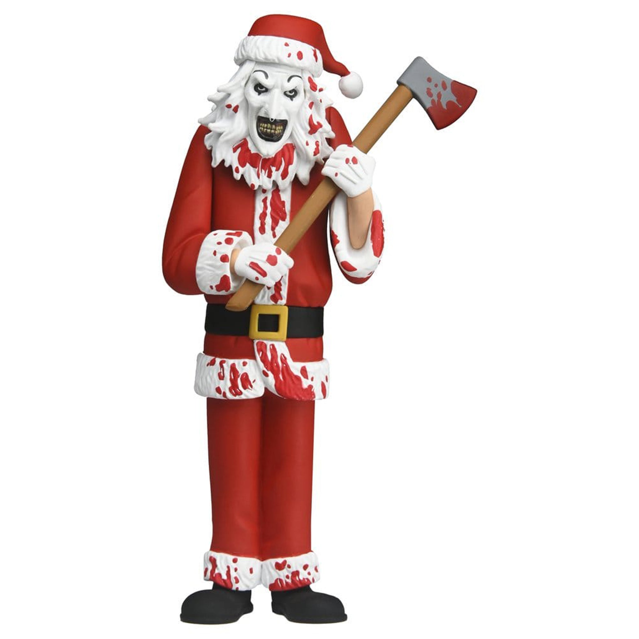 NECA Toony Terrors Terrifier 3 Santa Suit Art the Clown Bloody Version Action Figure – Terrifier, NECA, 15 cm, brand new collector item, Uncanny Collectibles Dublin Ireland