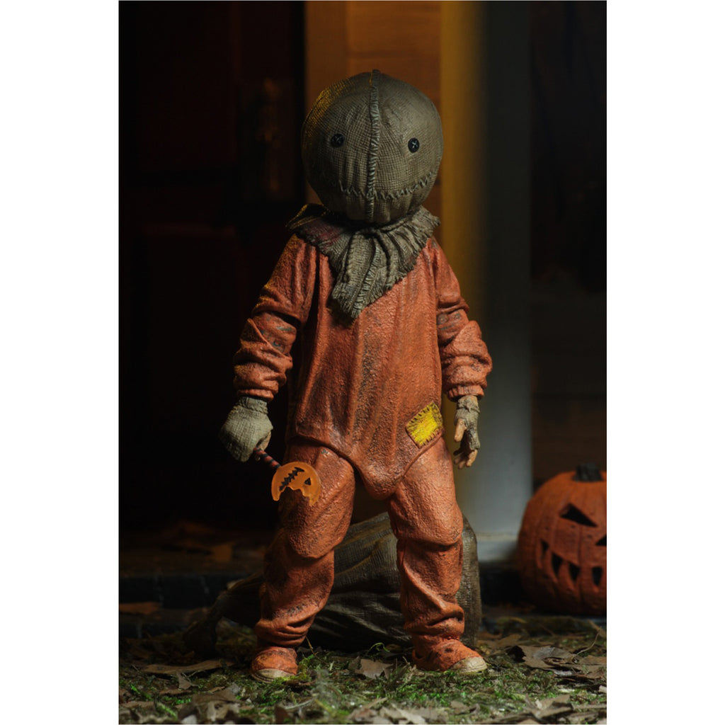 NECA Trick R Treat Ultimate Sam Action Figure 15cm – Horror, NECA, 15 cm, 2021, brand new collector item, Uncanny Collectibles Dublin Ireland