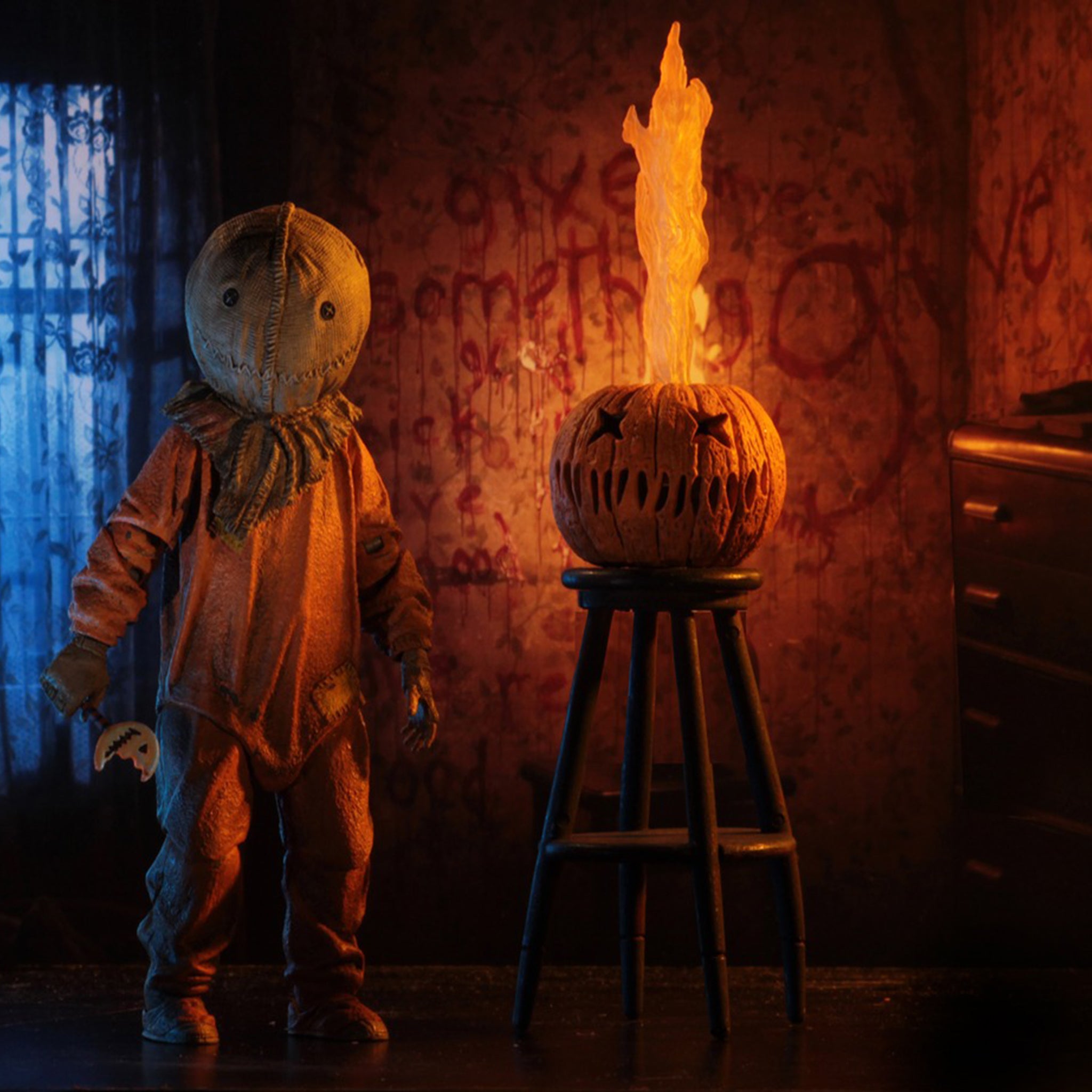 NECA Trick R Treat Ultimate Sam Action Figure 15cm – Horror, NECA, 15 cm, 2021, brand new collector item, Uncanny Collectibles Dublin Ireland