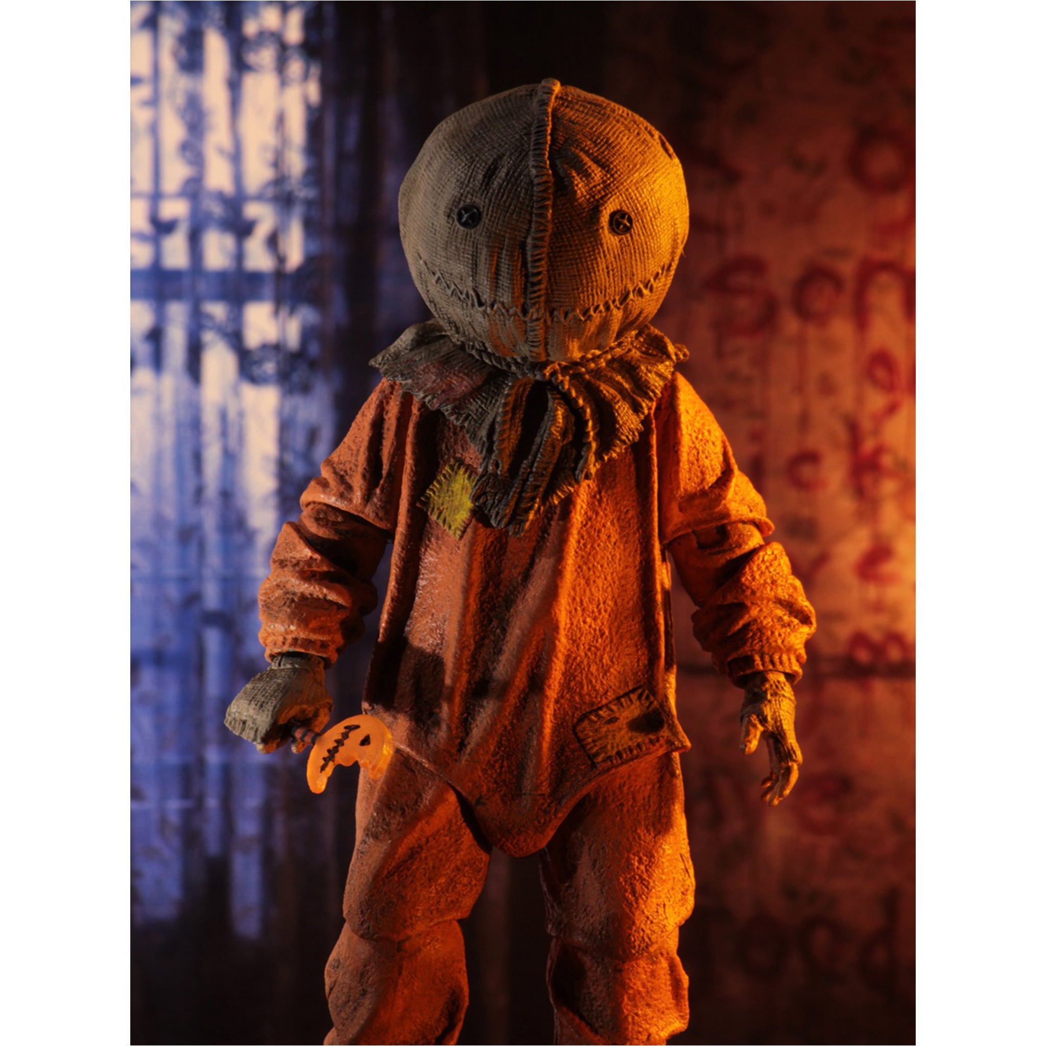 NECA Trick R Treat Ultimate Sam Action Figure 15cm – Horror, NECA, 15 cm, 2021, brand new collector item, Uncanny Collectibles Dublin Ireland