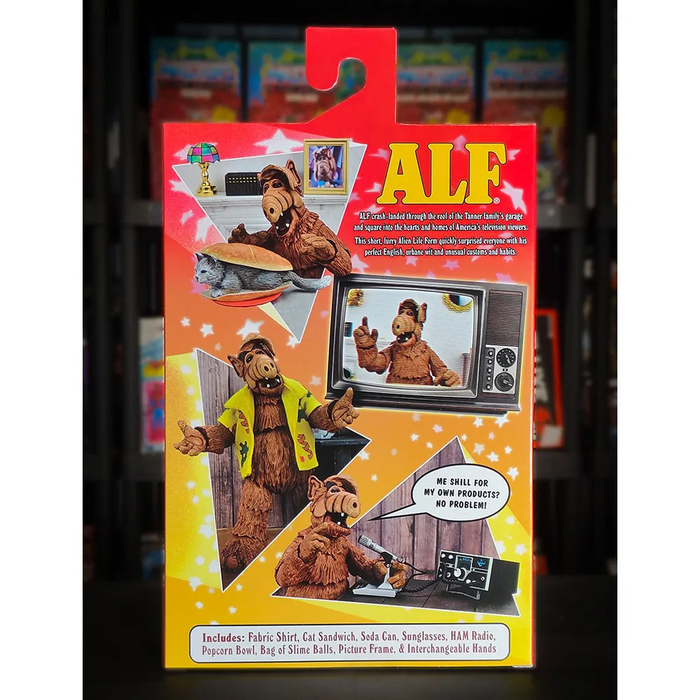 NECA Ultimate Alf Action Figure 15cm – TV Icons & Heroes, NECA, 15 cm, 2023, brand new collector item, Uncanny Collectibles Dublin Ireland