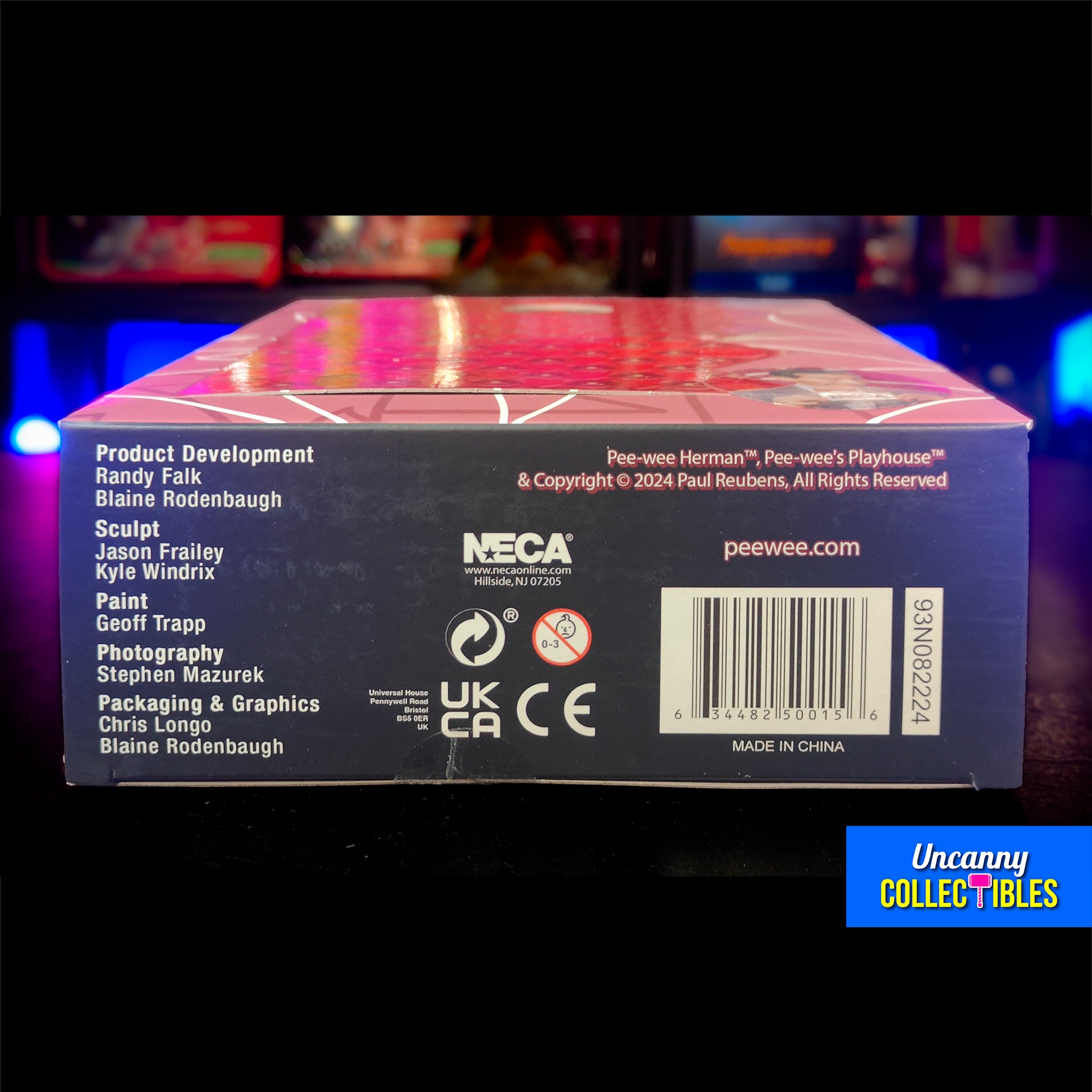 NECA Ultimate Pee Wee Herman Action Figure 2024 18cm – TV Icons & Heroes, NECA, 18 cm, 2024, brand new collector item, Uncanny Collectibles Dublin Ireland