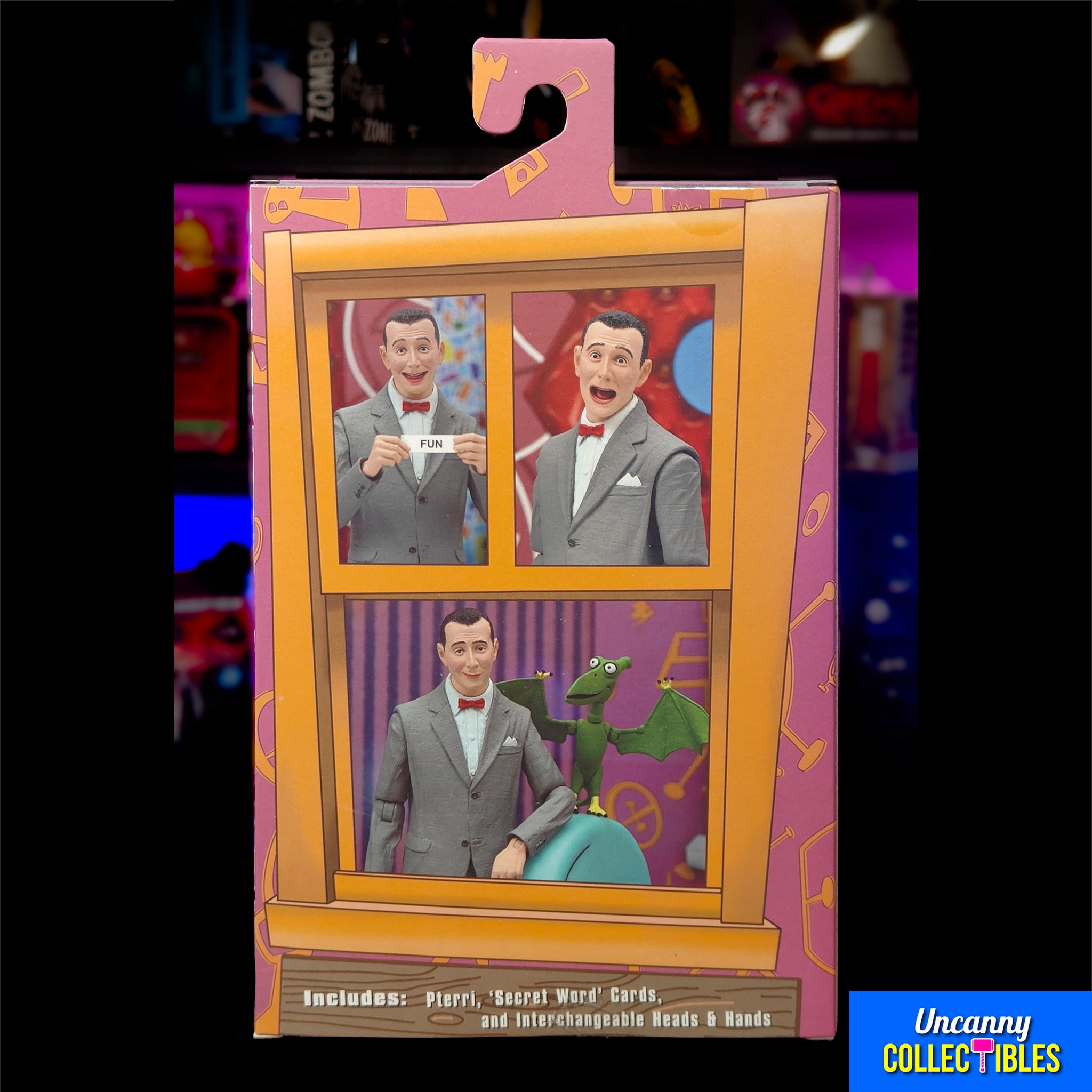 NECA Ultimate Pee Wee Herman Action Figure 2024 18cm – TV Icons & Heroes, NECA, 18 cm, 2024, brand new collector item, Uncanny Collectibles Dublin Ireland