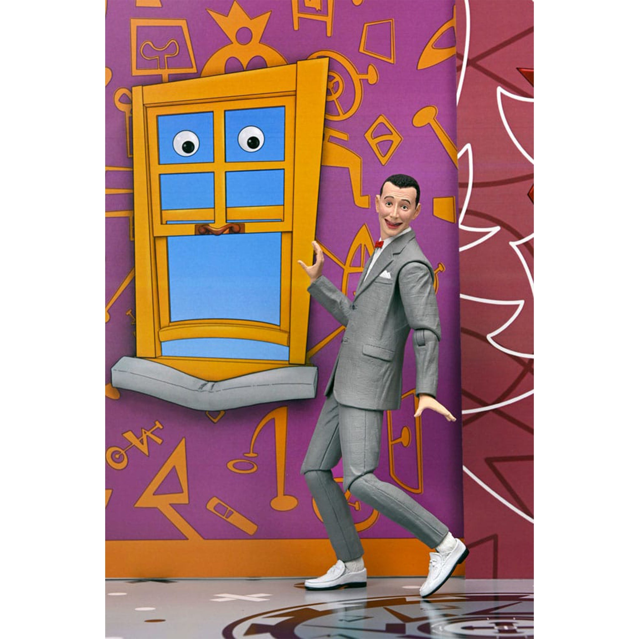 NECA Ultimate Pee Wee Herman Action Figure 2024 18cm – TV Icons & Heroes, NECA, 18 cm, 2024, brand new collector item, Uncanny Collectibles Dublin Ireland