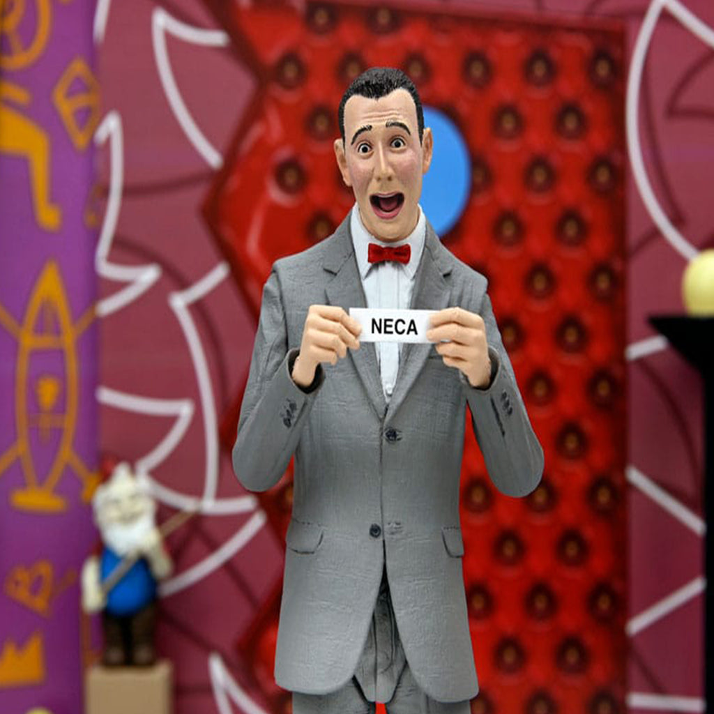 NECA Ultimate Pee Wee Herman Action Figure 2024 18cm – TV Icons & Heroes, NECA, 18 cm, 2024, brand new collector item, Uncanny Collectibles Dublin Ireland