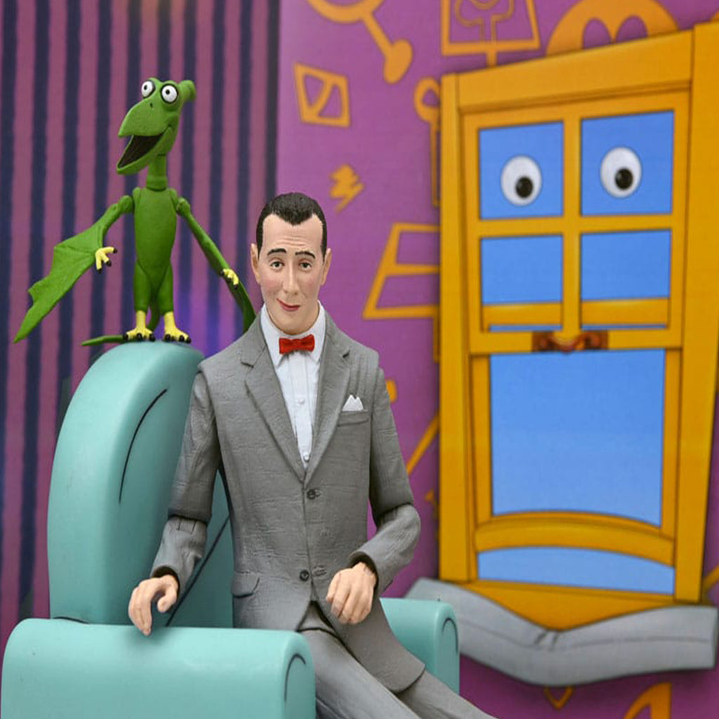 NECA Ultimate Pee Wee Herman Action Figure 2024 18cm – TV Icons & Heroes, NECA, 18 cm, 2024, brand new collector item, Uncanny Collectibles Dublin Ireland