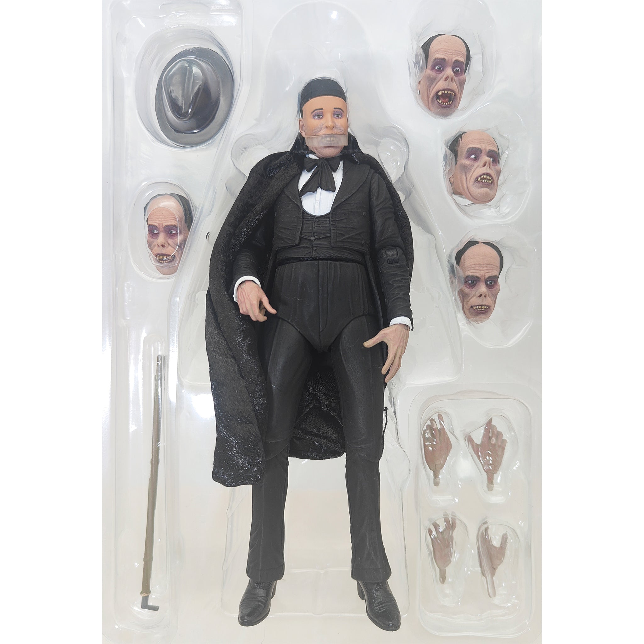 NECA Ultimate The Phantom Of The Opera 1925 Universal Monsters Action Figure 18cm - Used – Universal Monsters, NECA, 18 cm, 2023, pre-owned collector piece, Uncanny Collectibles Dublin Ireland