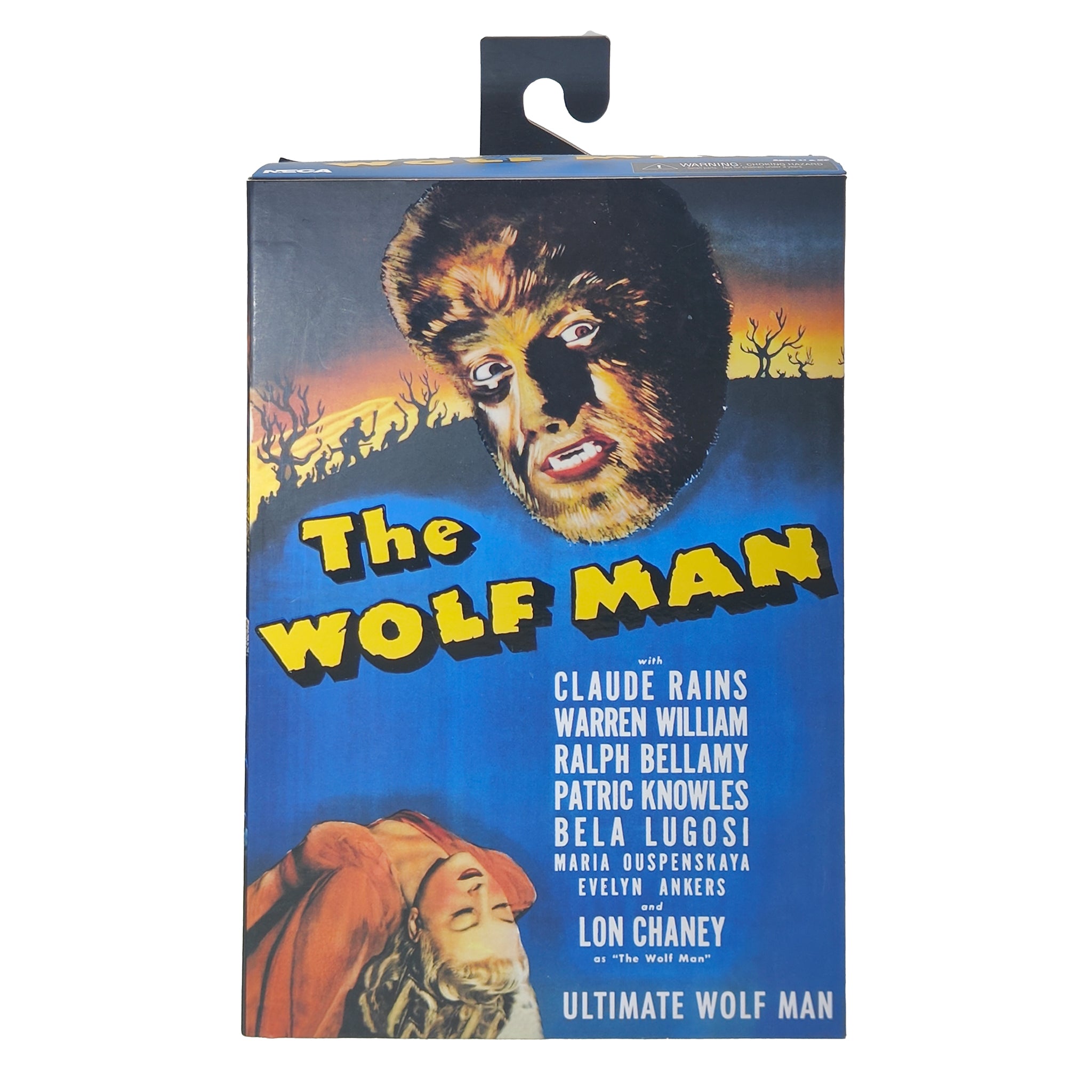 NECA Ultimate Wolf Man Universal Monsters Colour Action Figure 2021 18cm – Universal Monsters, NECA, 18 cm, 2021, pre-owned collector piece, Uncanny Collectibles Dublin Ireland