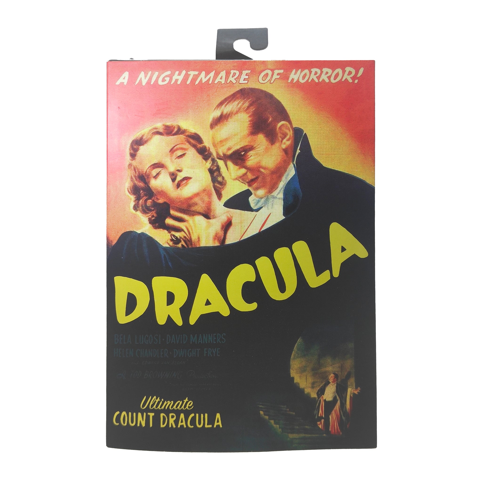 NECA Universal Monsters Ultimate Dracula Carfax Abbey Action Figure Black and White Version 18cm - Used – Universal Monsters, NECA, 18 cm, 2021, pre-owned collector piece, Uncanny Collectibles Dublin Ireland