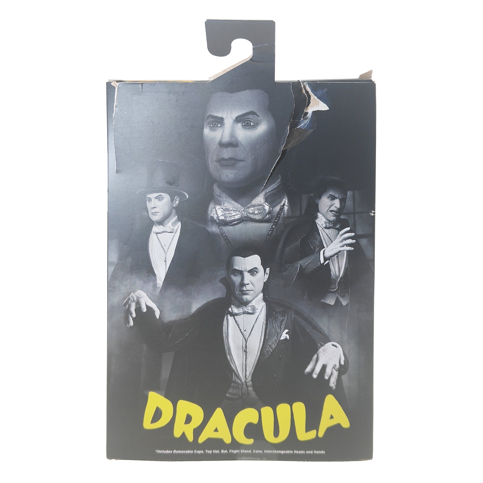 NECA Universal Monsters Ultimate Dracula Carfax Abbey Action Figure Black and White Version 18cm - Used – Universal Monsters, NECA, 18 cm, 2021, pre-owned collector piece, Uncanny Collectibles Dublin Ireland