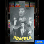 NECA Universal Monsters Ultimate Dracula Carfax Abbey Action Figure Black and White Version 18cm – Universal Monsters, NECA, 18 cm, 2022, brand new collector item, Uncanny Collectibles Dublin Ireland