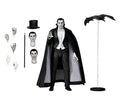 NECA Universal Monsters Ultimate Dracula Carfax Abbey Action Figure Black and White Version 18cm – Universal Monsters, NECA, 18 cm, 2022, brand new collector item, Uncanny Collectibles Dublin Ireland