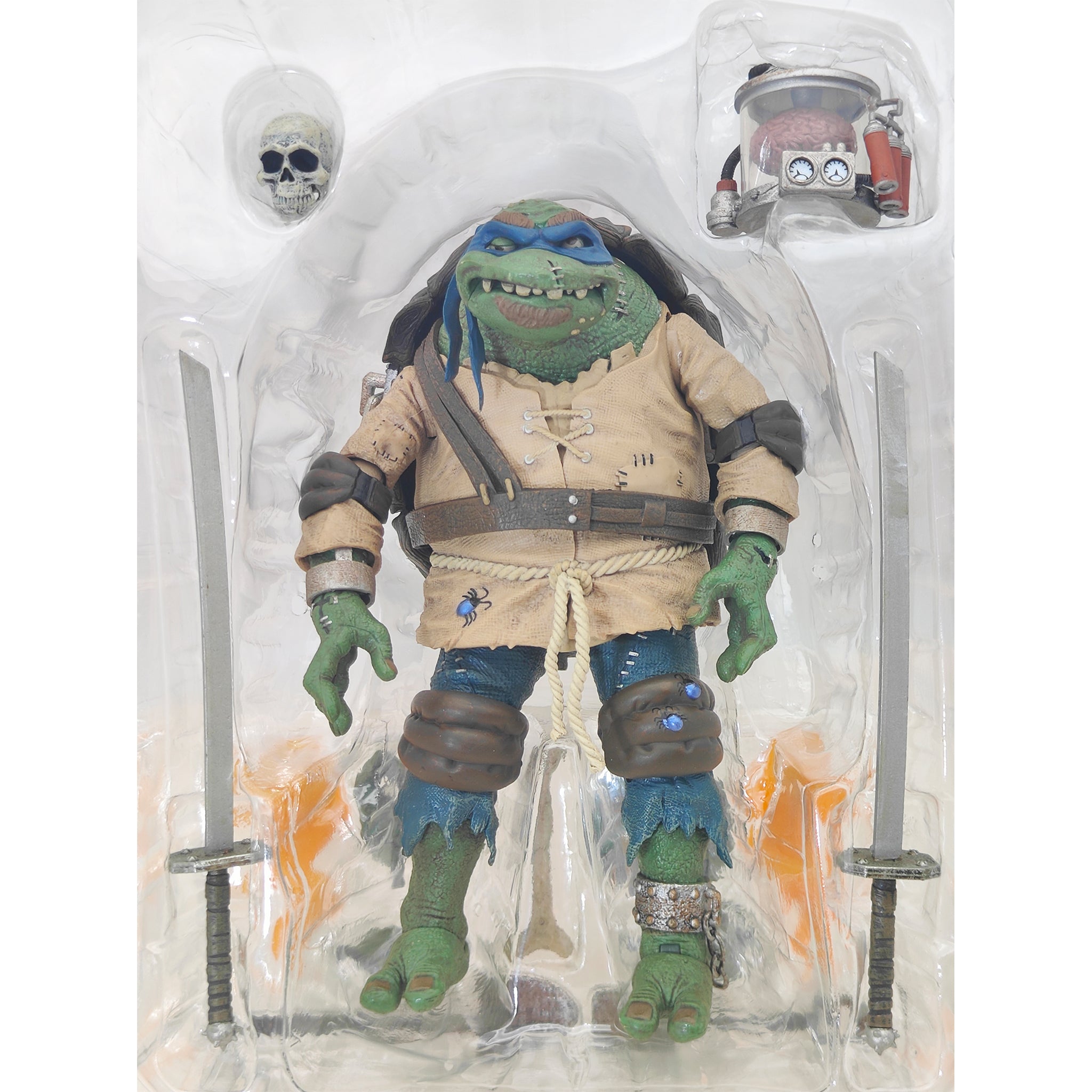 NECA Universal Monsters x TMNT Leonardo As The Hunchback Action Figure 2021 18cm – Teenage Mutant Ninja Turtles, NECA, 18 cm, 2021, pre-owned collector piece, Uncanny Collectibles Dublin Ireland