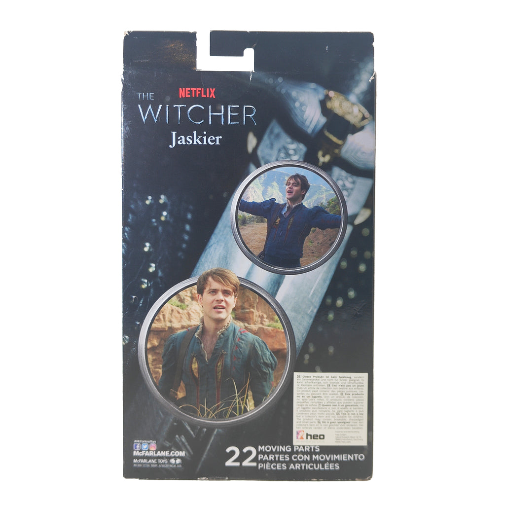 Netflix The Witcher Jaskier Season 1 McFarlane Toys Action Figure 2021 18cm – TV Icons & Heroes, McFarlane Toys, 18 cm, 2021, pre-owned collector piece, Uncanny Collectibles Dublin Ireland