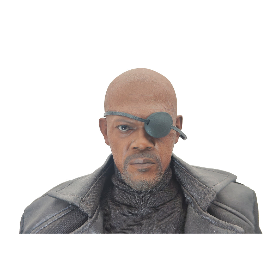 Nick Fury  Captain America The Winter Soldier MMS 315 Hot Toys 1/6 Scale Action Figure 2016 – Avengers, Hot Toys, 30 cm, 2016, pre-owned collector piece, Uncanny Collectibles Dublin Ireland