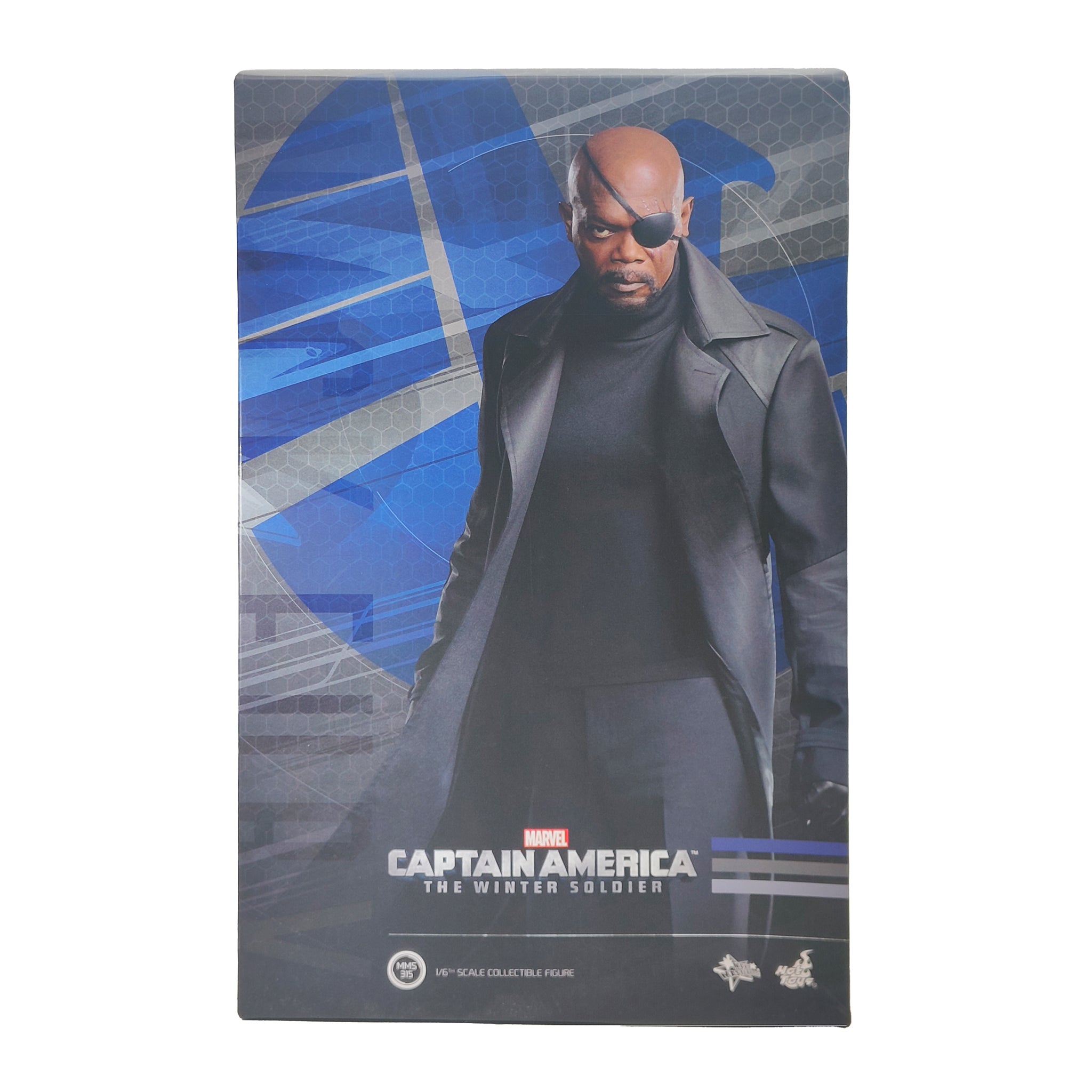 Nick Fury  Captain America The Winter Soldier MMS 315 Hot Toys 1/6 Scale Action Figure 2016 – Avengers, Hot Toys, 30 cm, 2016, pre-owned collector piece, Uncanny Collectibles Dublin Ireland