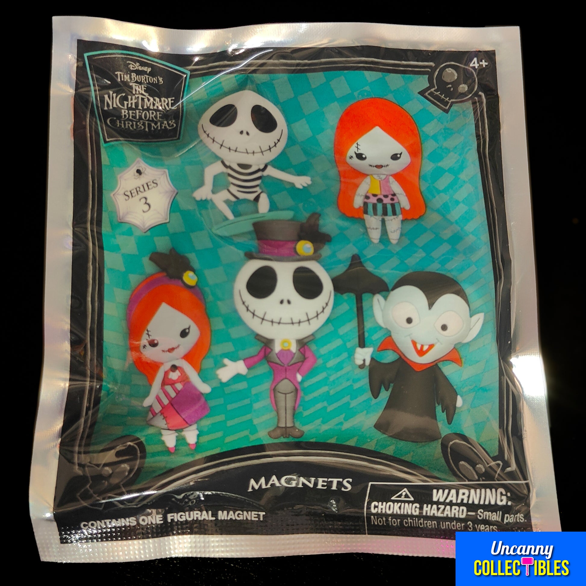 Nightmare Before Christmas 3D Magnet Series 1 - Individual Blind Bag