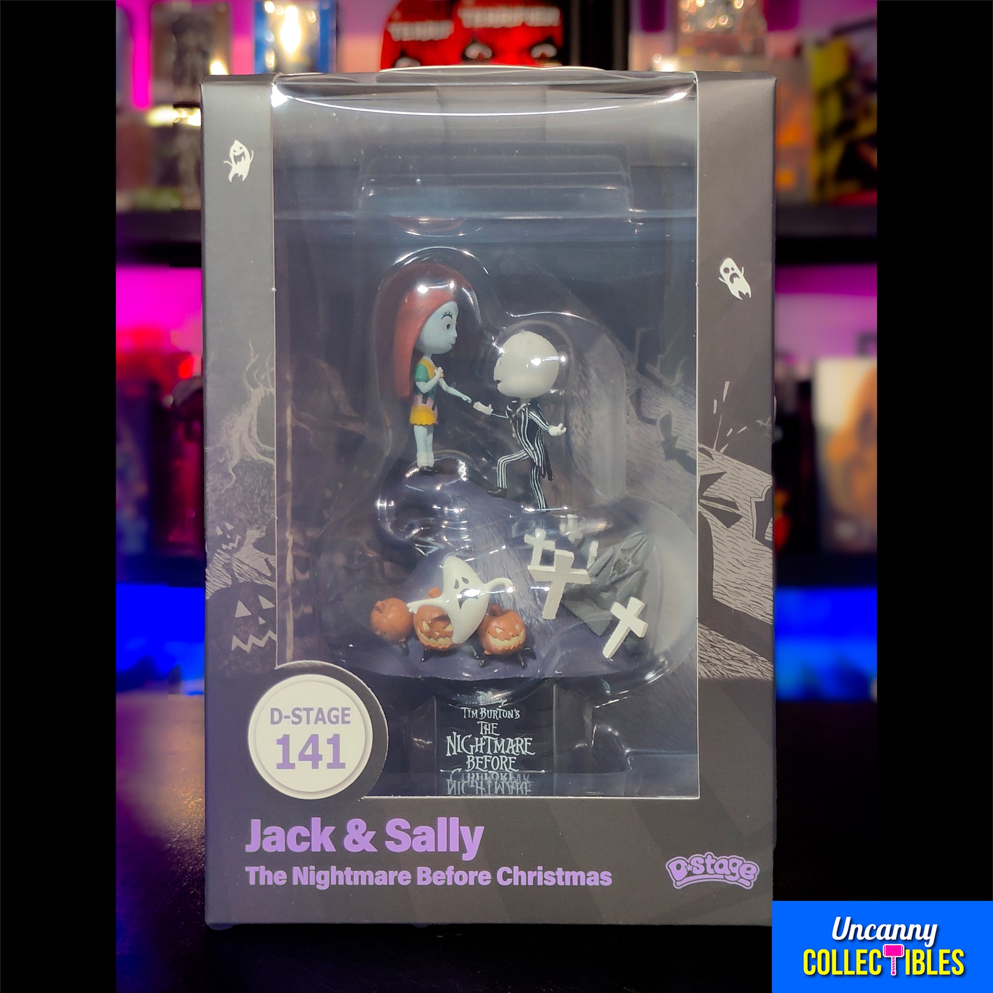 Nightmare Before Christmas Jack & Sally D-Stage PVC Diorama 15cm